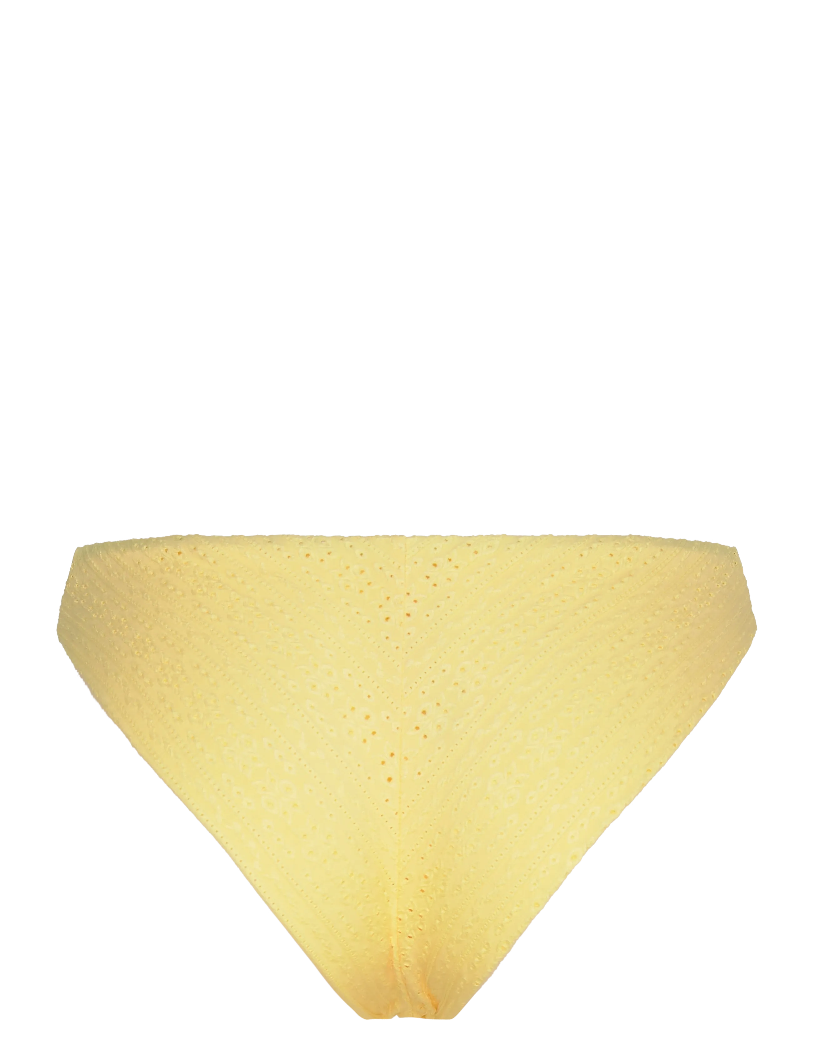 Bubbleroom - Cheeky Broderie Anglaise Bikini Bottom - bikini-slips - yellow - 2