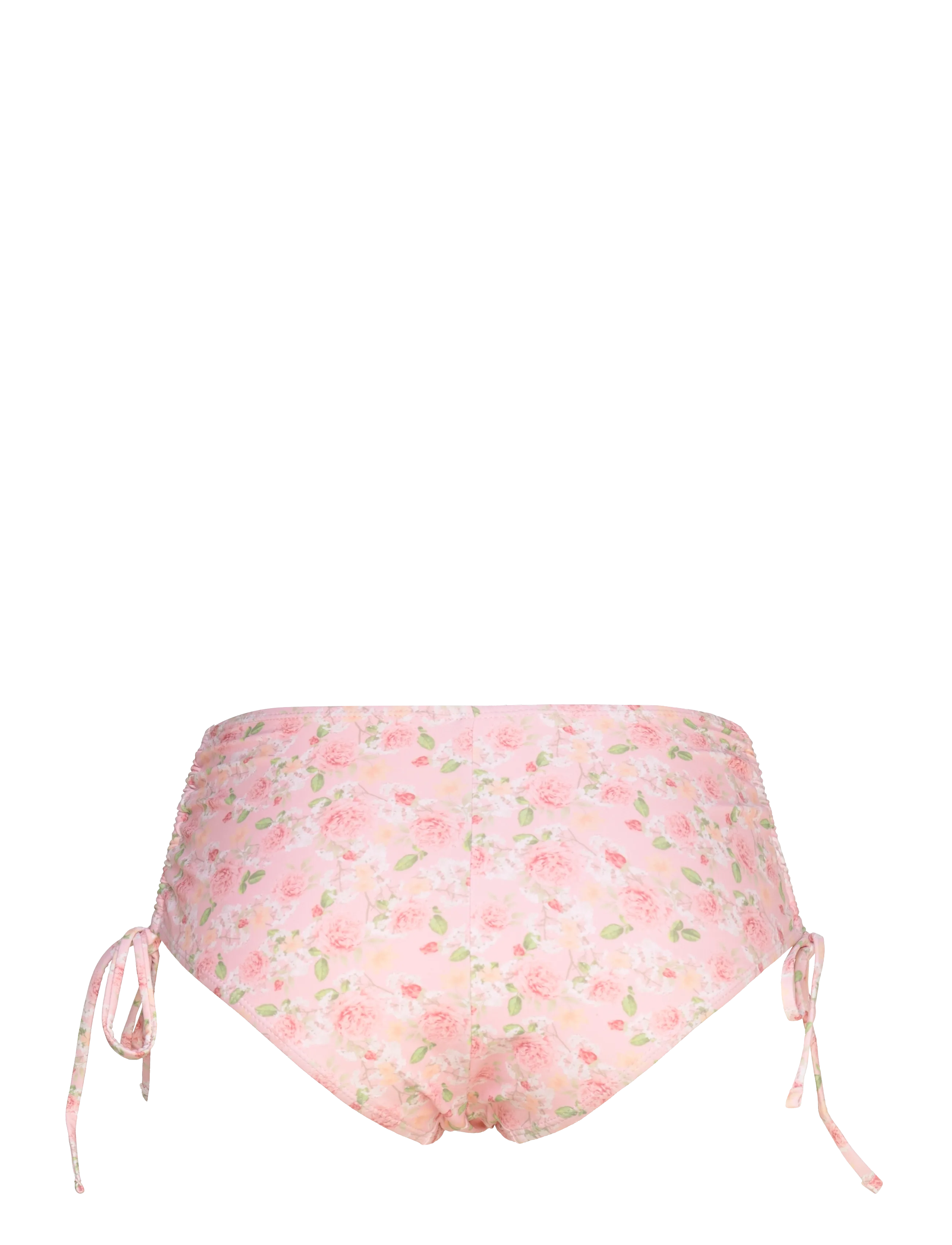 Bubbleroom - Tie High Waist Bottom - side tie bikinis - pink/floral - 2