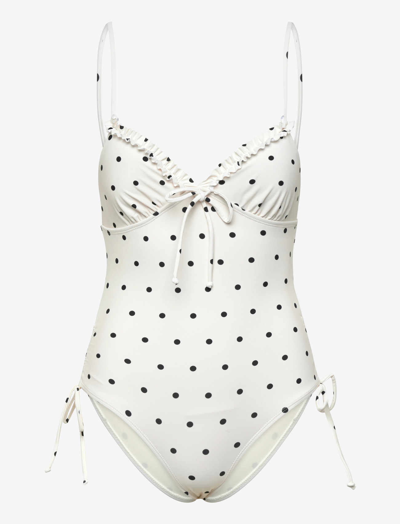 Bubbleroom - Tie Swimsuit - swimsuits - offwhite/patterned - 1