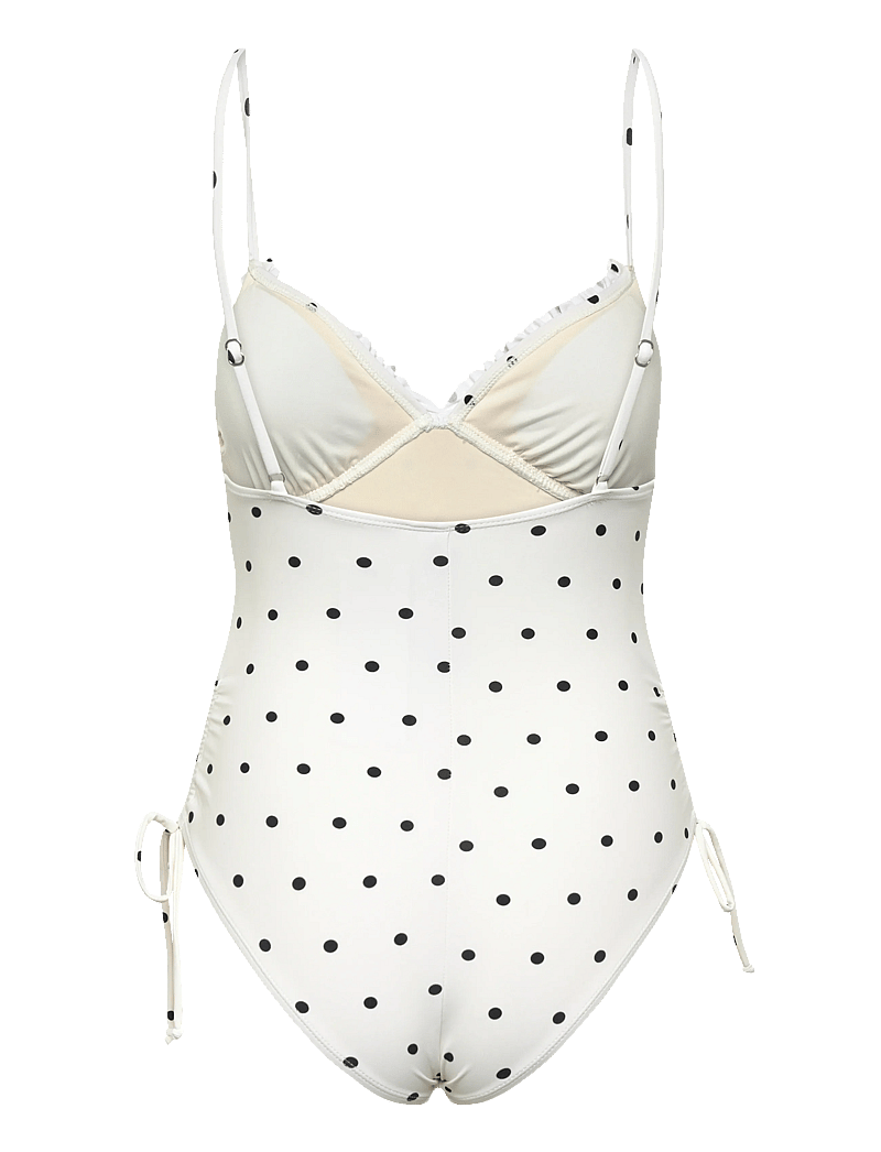 Bubbleroom - Tie Swimsuit - swimsuits - offwhite/patterned - 2