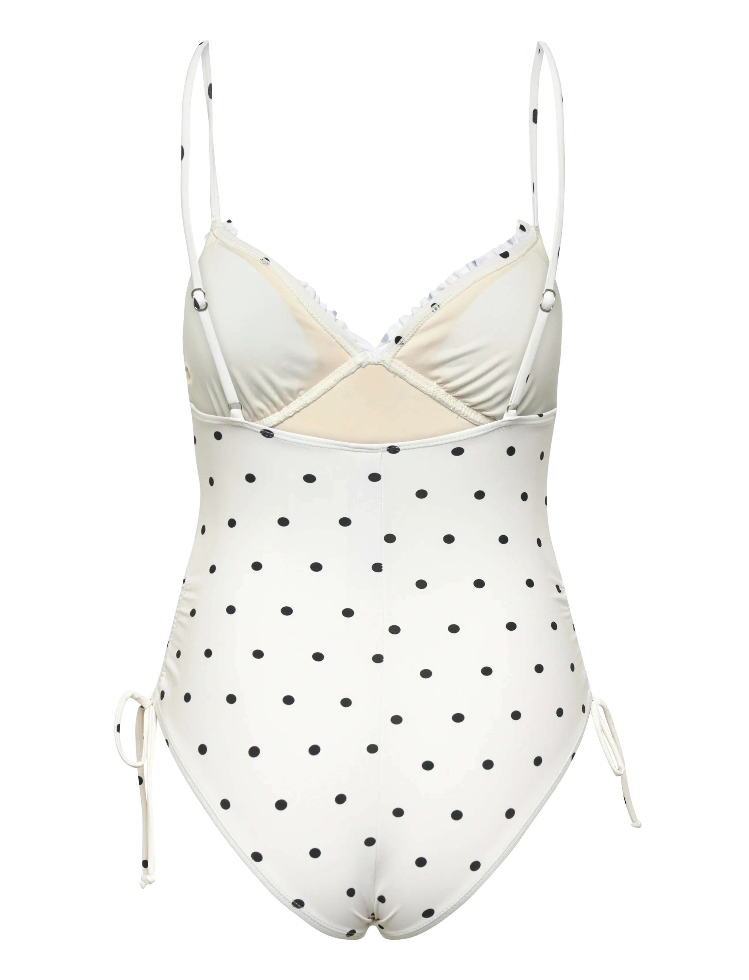 Bubbleroom - Tie Swimsuit - badeanzüge - offwhite/patterned - 2
