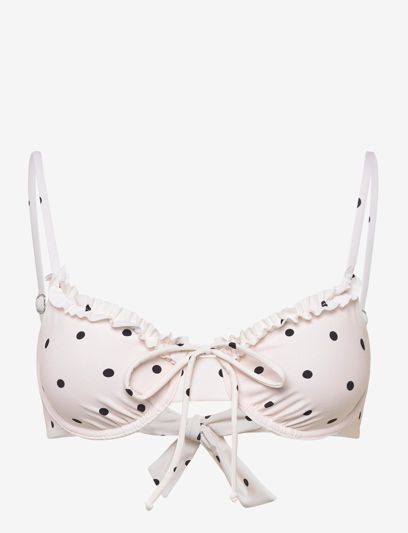 Bubbleroom - Tie Wire Bra - bikinitoppe med bøjle - offwhite/patterned - 1
