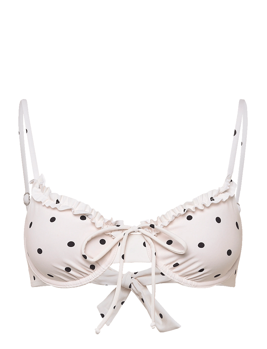 Bubbleroom - Tie Wire Bra - tugikaartega bikiinirinnahoidjad - offwhite/patterned - 1