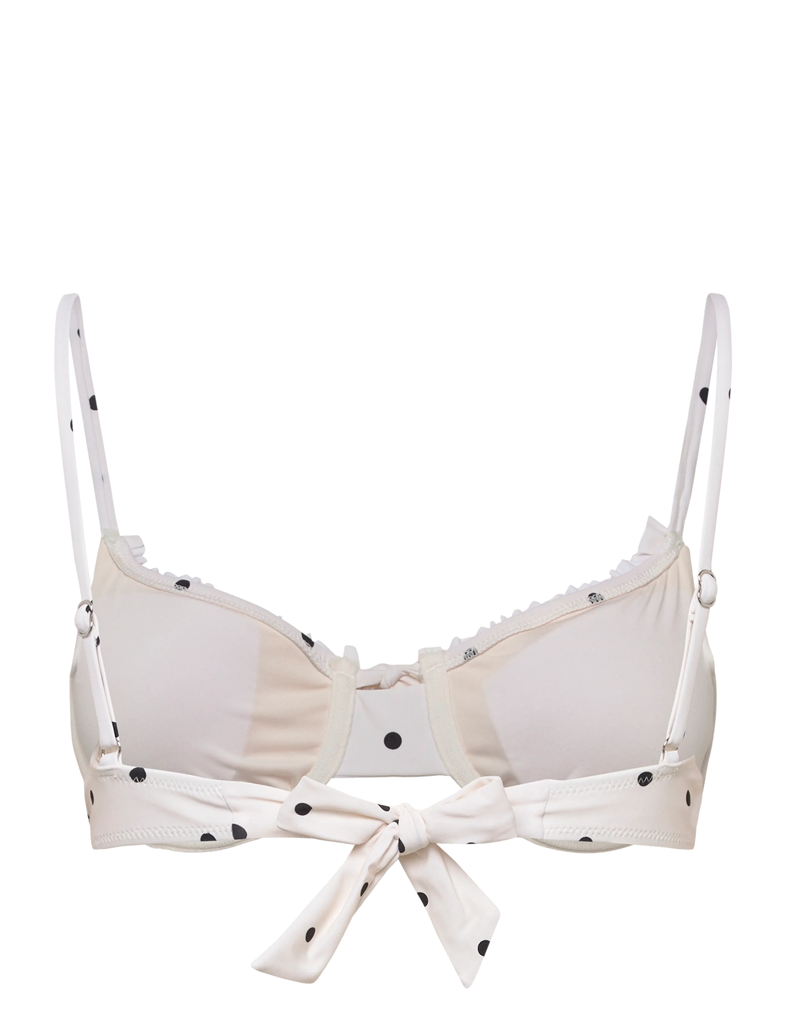 Bubbleroom - Tie Wire Bra - wired bikinitops - offwhite/patterned - 2
