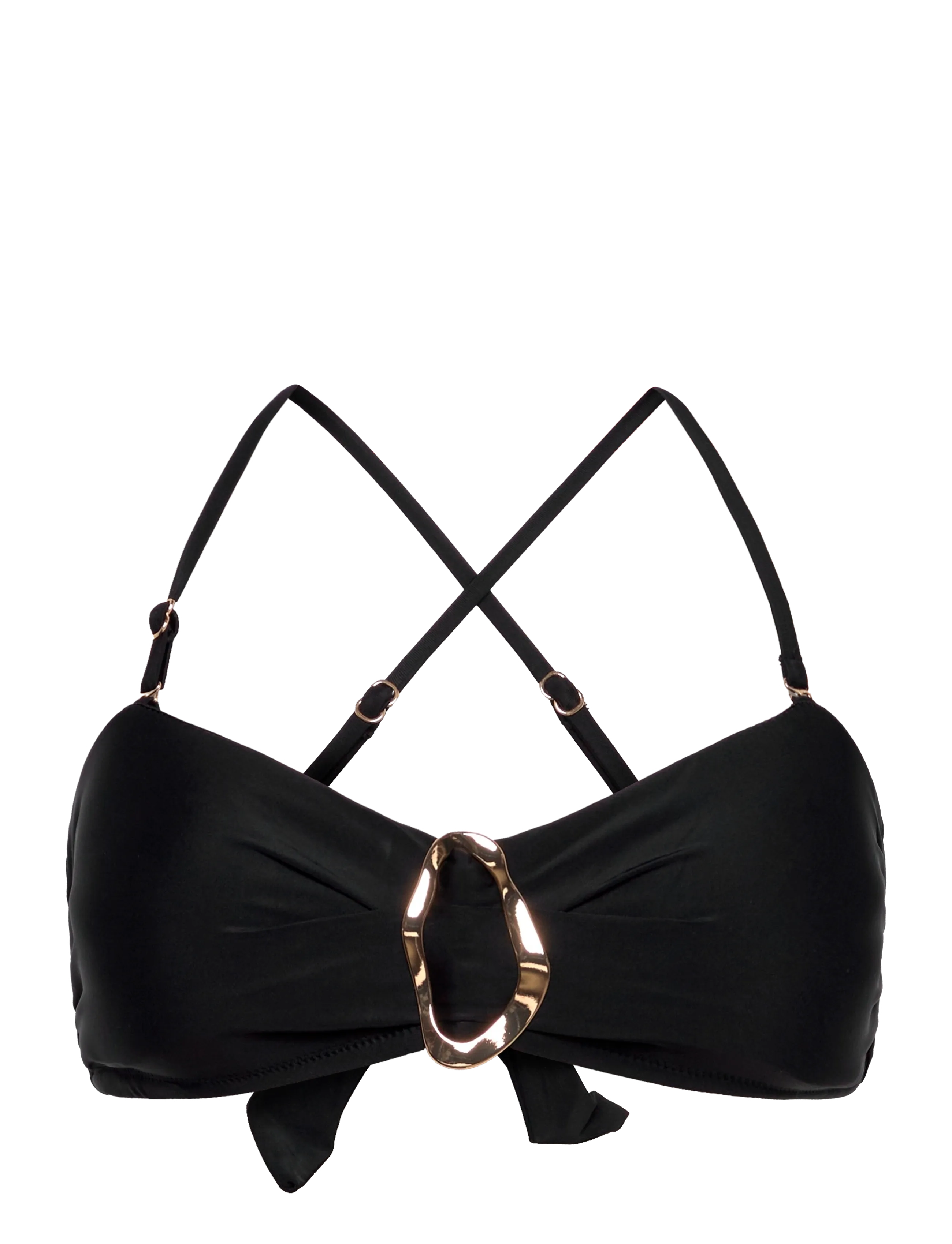 Bubbleroom - Bandeau Bikini Top - bandeau bikini - black - 2