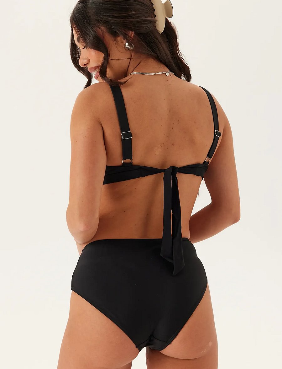 Bubbleroom - Bikini Top - trekantsbikinier - black - 5