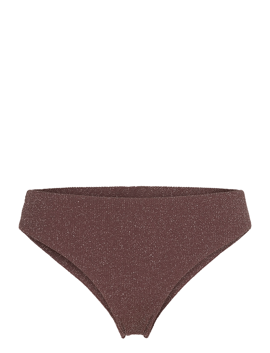 Bubbleroom - Cheeky Glittery Bikini Bottom - brazilian bikinis - dark brown - 1