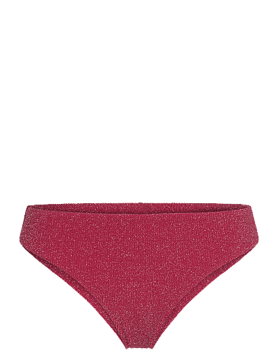 Bubbleroom Cheeky Glittery Bikini Bottom - Bikini bottoms - DARK PINK / pink/rose