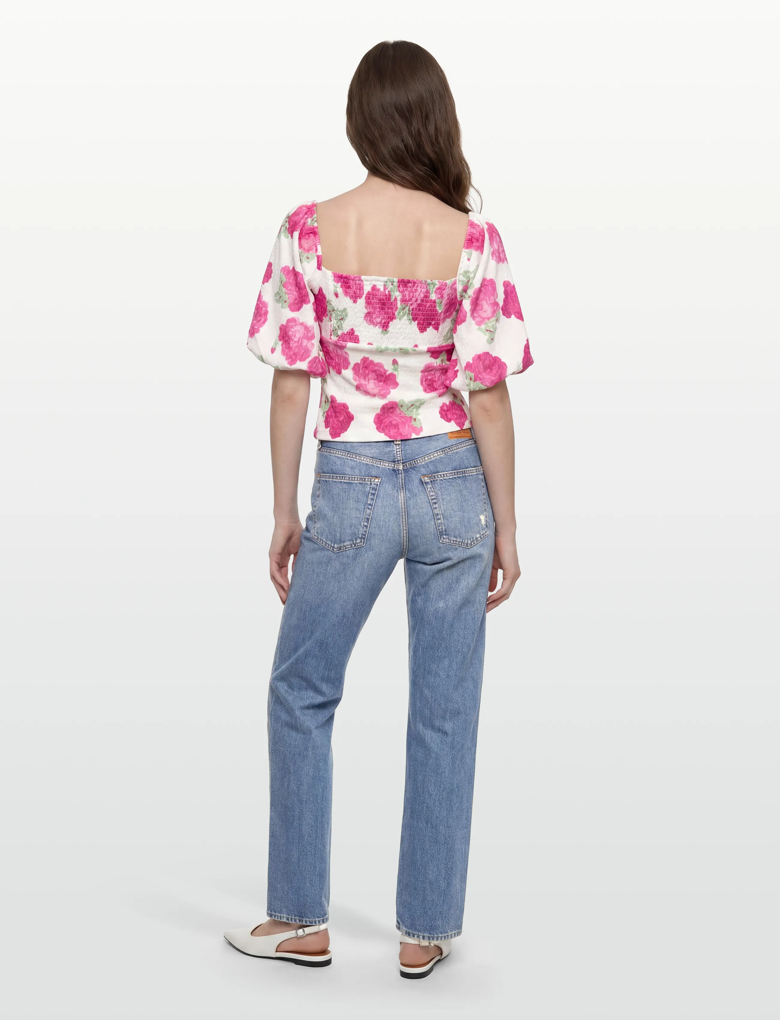 BUBBLEROOM Volume Sleeve Top toppar & linnen dam – bild 3