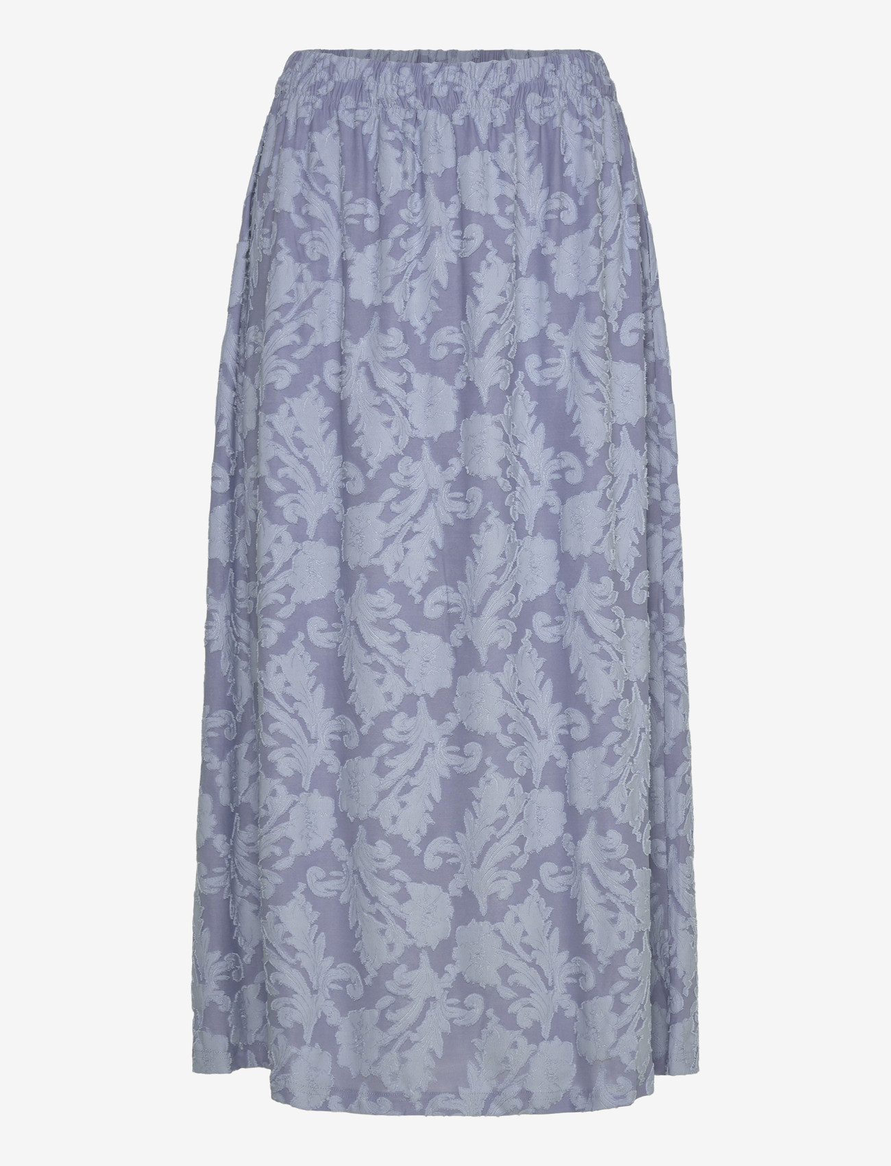 Bubbleroom - Structure Floral Maxi Skirt - spódnice długie - light blue - 1