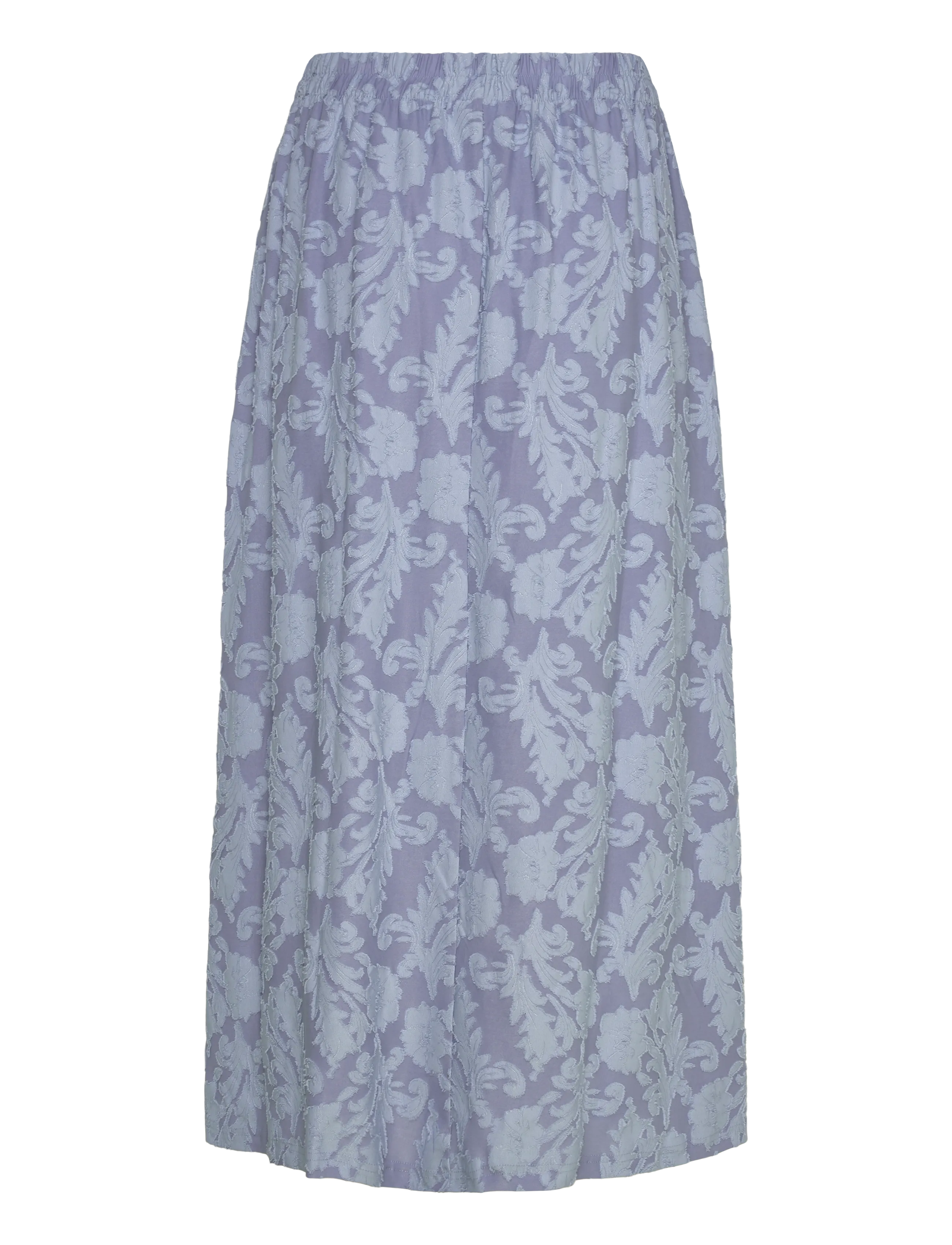 Bubbleroom - Structure Floral Maxi Skirt - die niedrigsten preise - light blue - 2