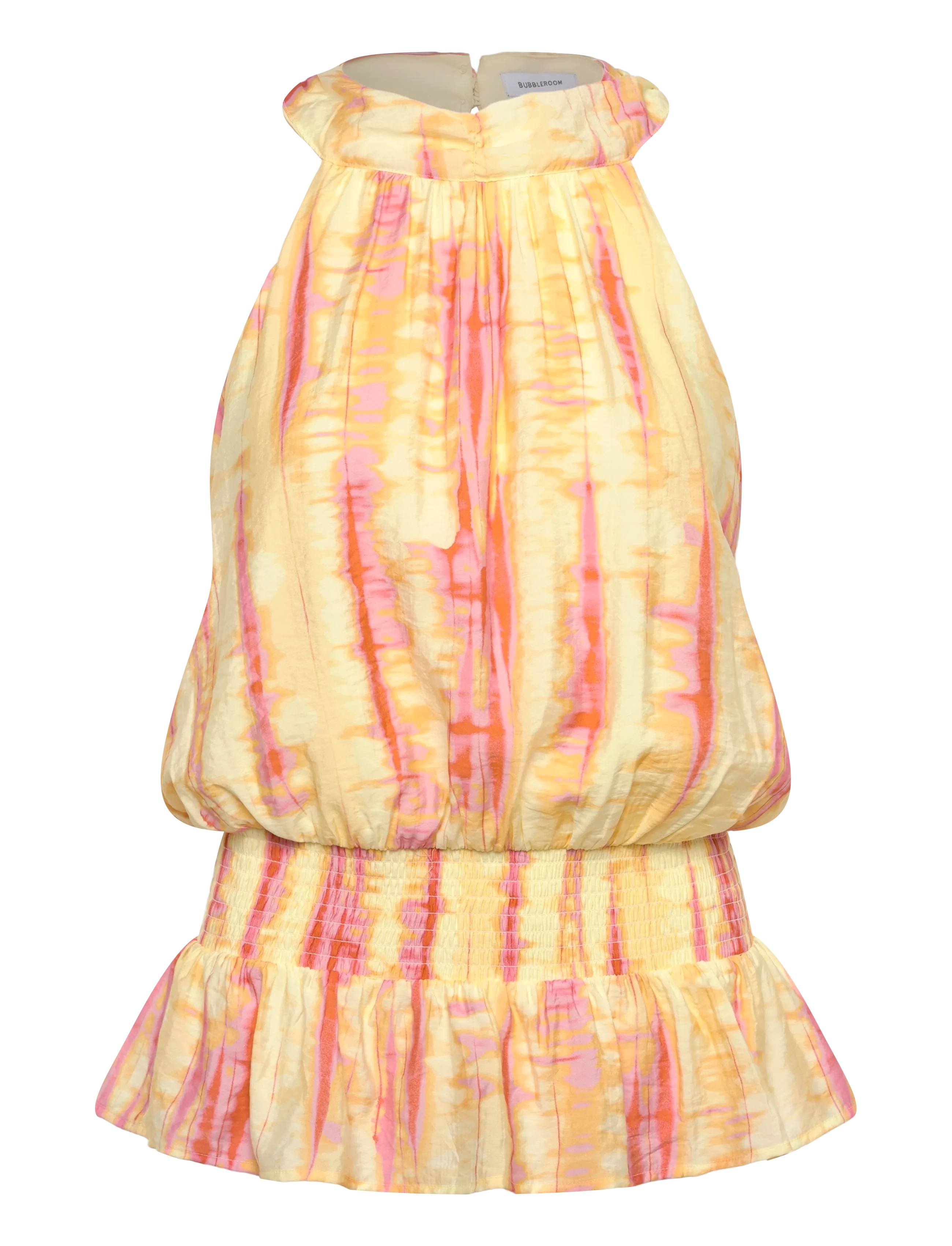 BUBBLEROOM Halter Neck Bluse Patterned - L - Damen