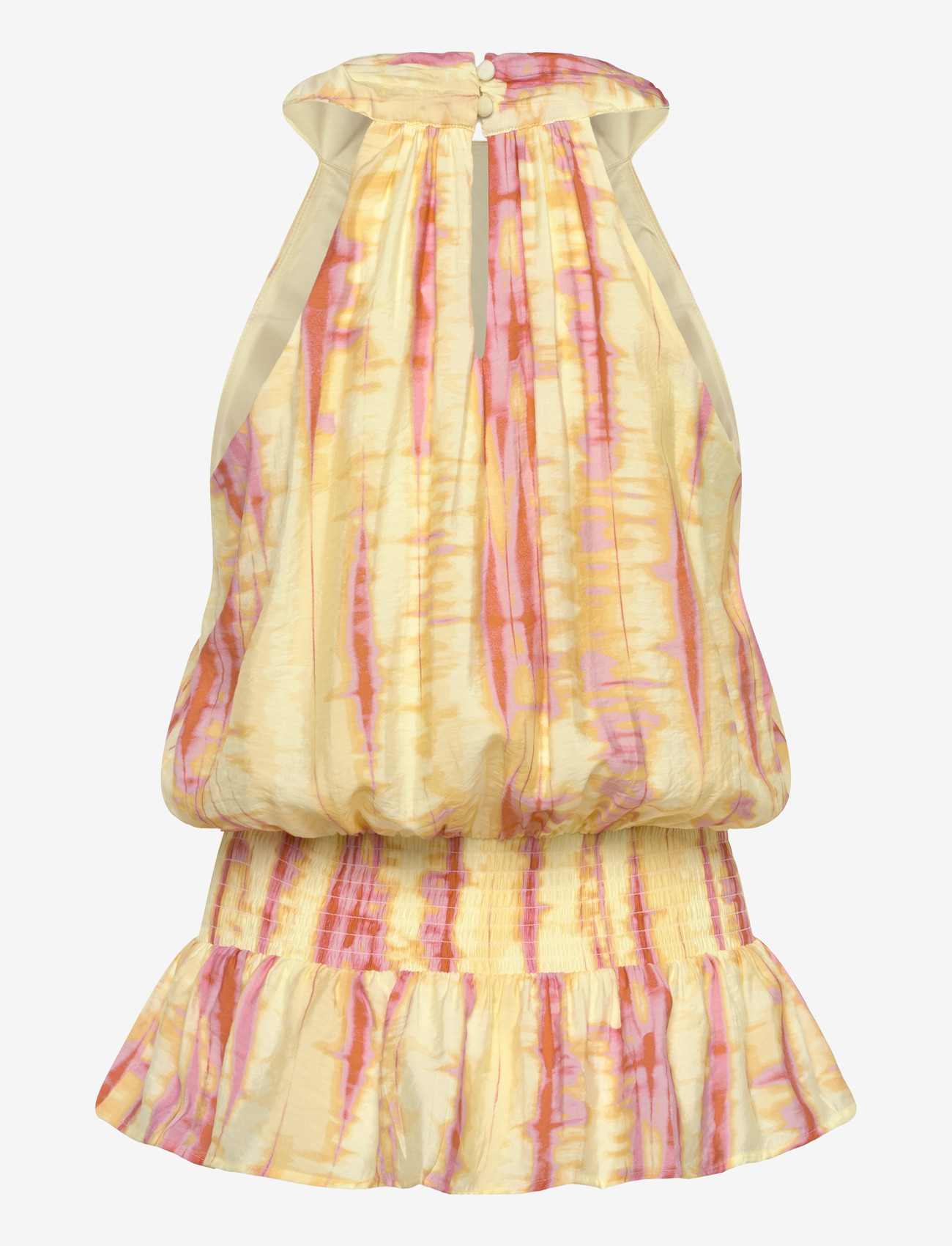 Bubbleroom - Halter Neck Blouse - Ärmellose blusen - yellow/patterned - 2