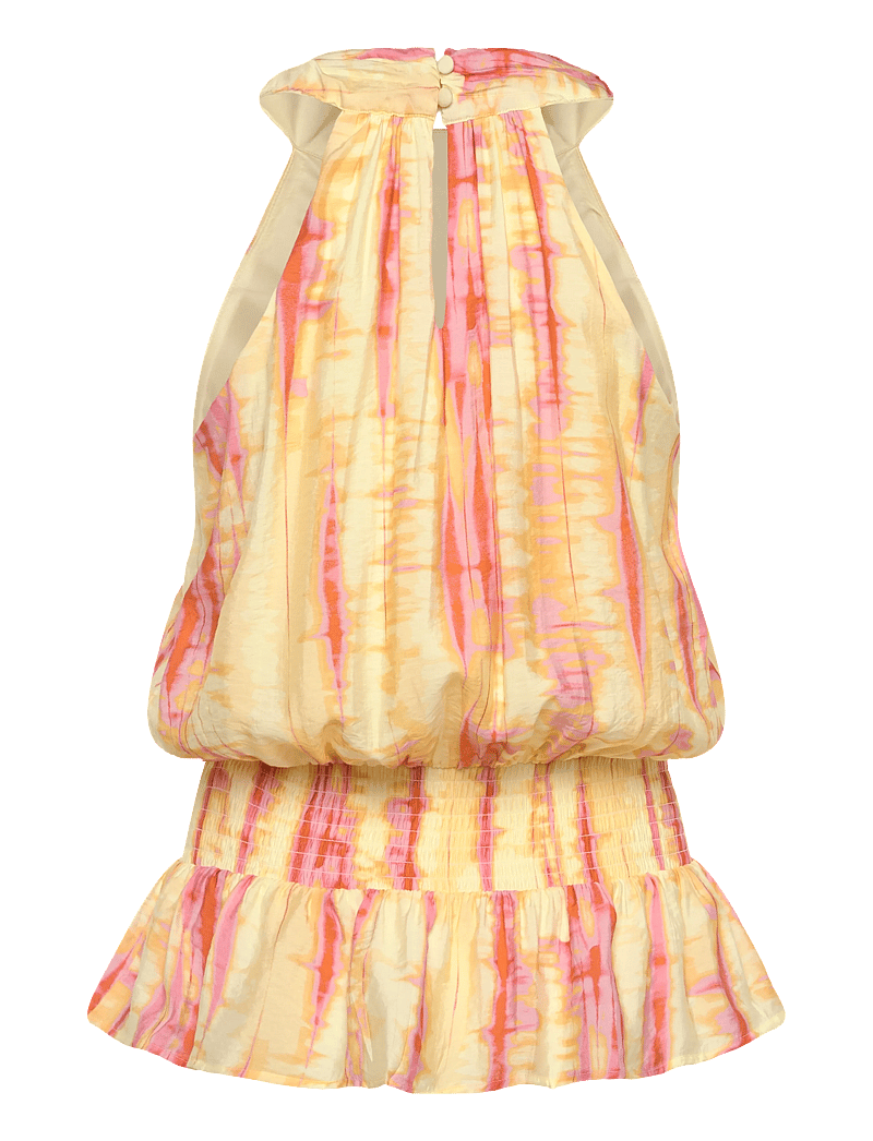 Bubbleroom - Halter Neck Blouse - Ärmellose blusen - yellow/patterned - 2