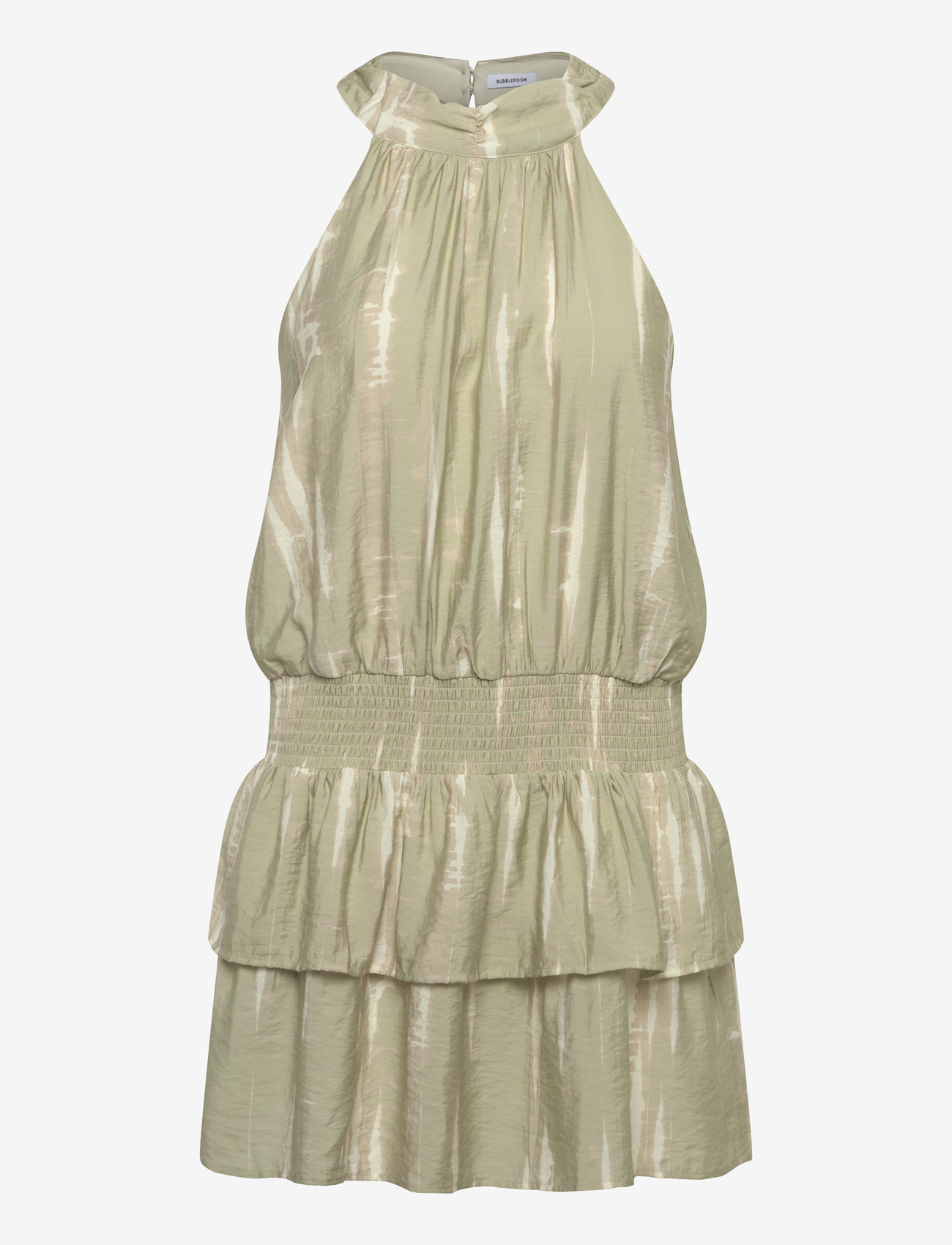 Bubbleroom - Halter Neck Dress - sommarklänningar - light green/patterned - 1