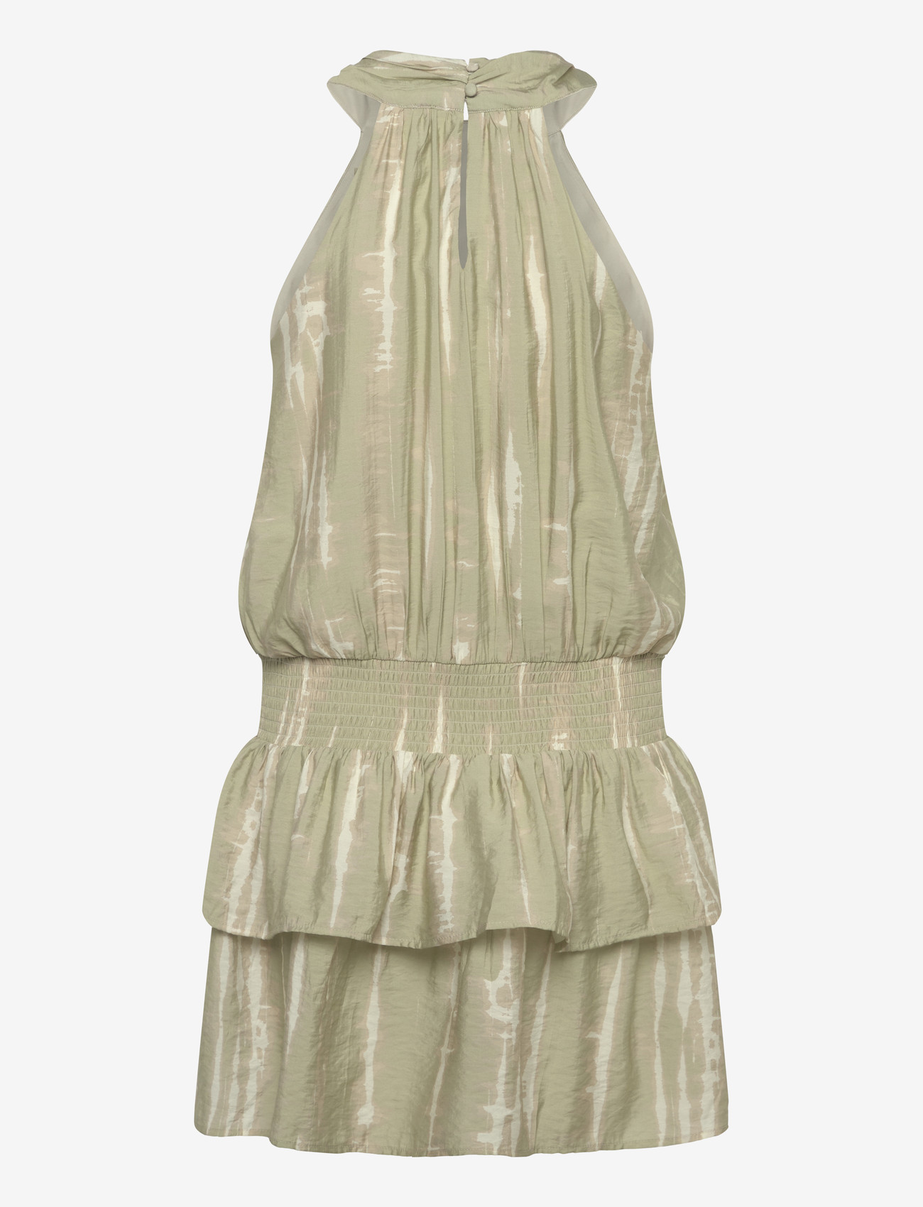 Bubbleroom - Halter Neck Dress - sommarklänningar - light green/patterned - 2