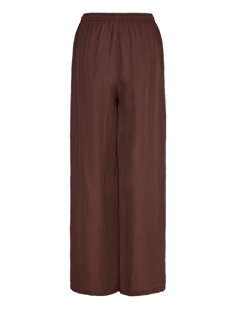 Bubbleroom - Viscose Trousers - hosen mit weitem bein - brown - 2