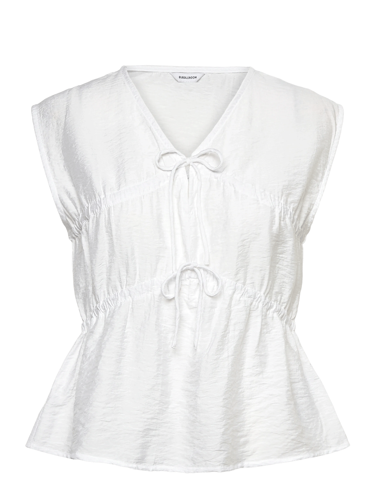 Bubbleroom - Viscose Tie Detail Blouse