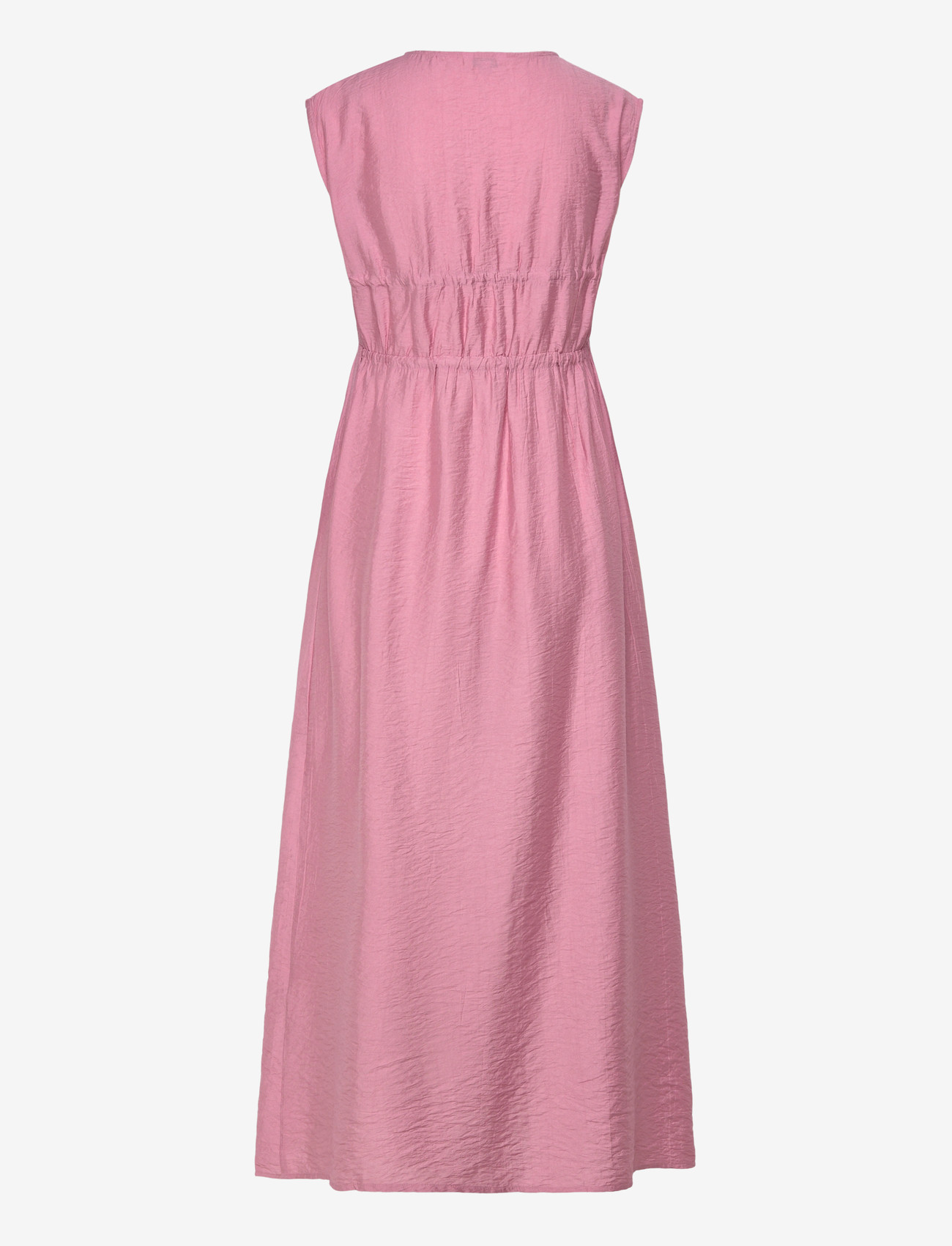 Bubbleroom - Viscose Tie Detail Dress - maxi kjoler - pink - 2