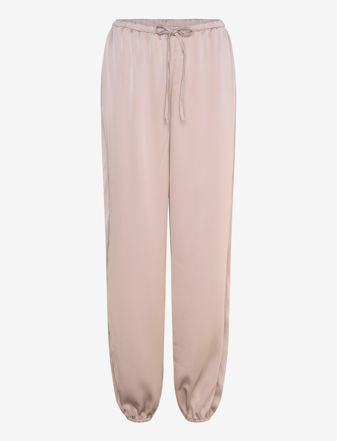 Bubbleroom - Satin Balloon Trousers - barrel-bukser - light nougat - 1