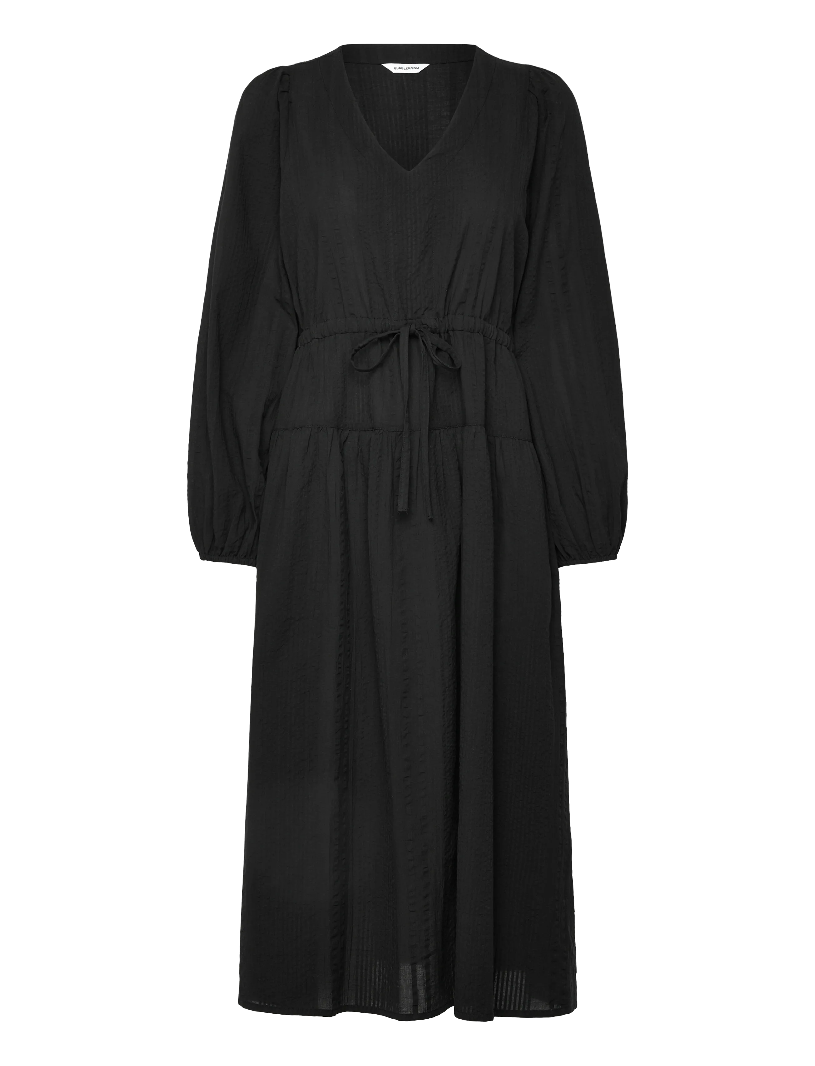 BUBBLEROOM Baumwolle Kleid Schwarz - L - Damen