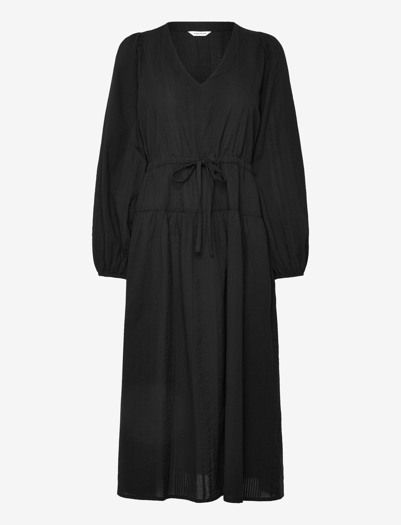 Bubbleroom - Cotton Dress - maksikleidid - black - 1