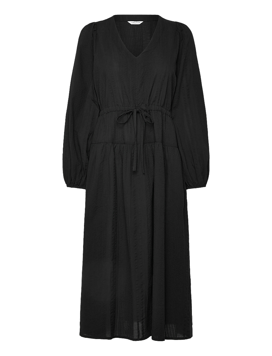 Bubbleroom - Cotton Dress - maksikleidid - black - 1