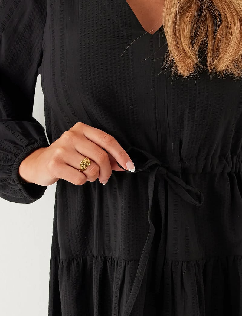Bubbleroom - Cotton Dress - maxikleider - black - 4