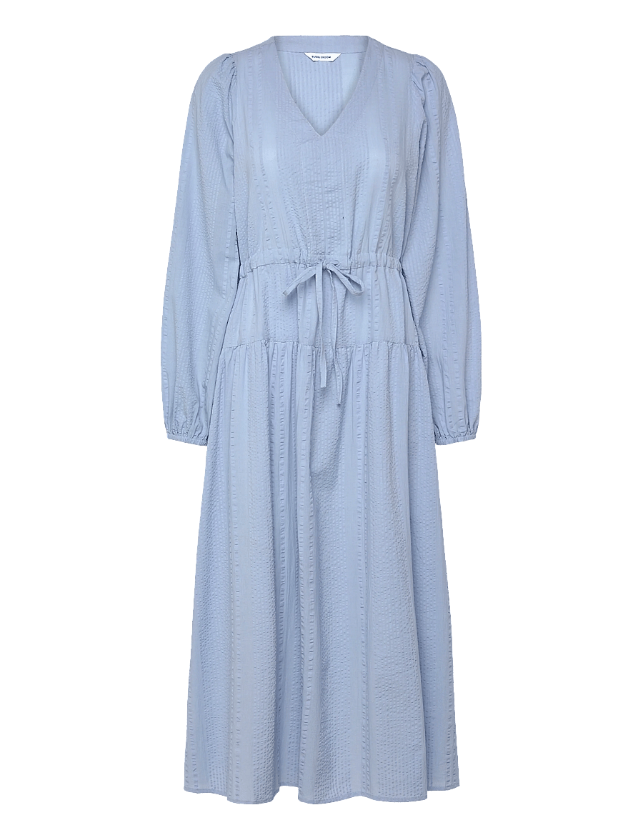 Bubbleroom - Cotton Dress - maxiklänningar - light blue - 1