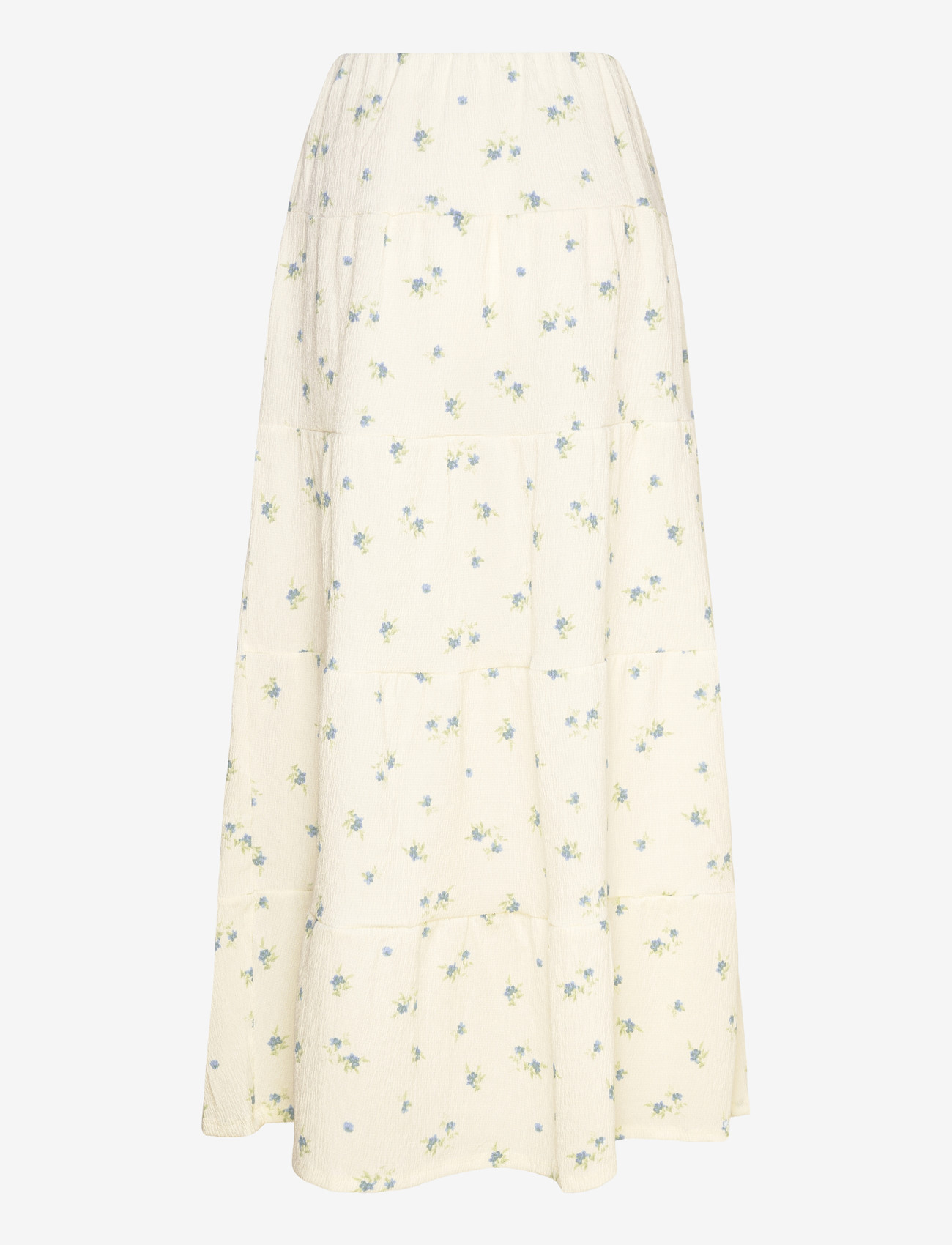 Bubbleroom - Flounce Maxi Skirt - blue/floral - 2