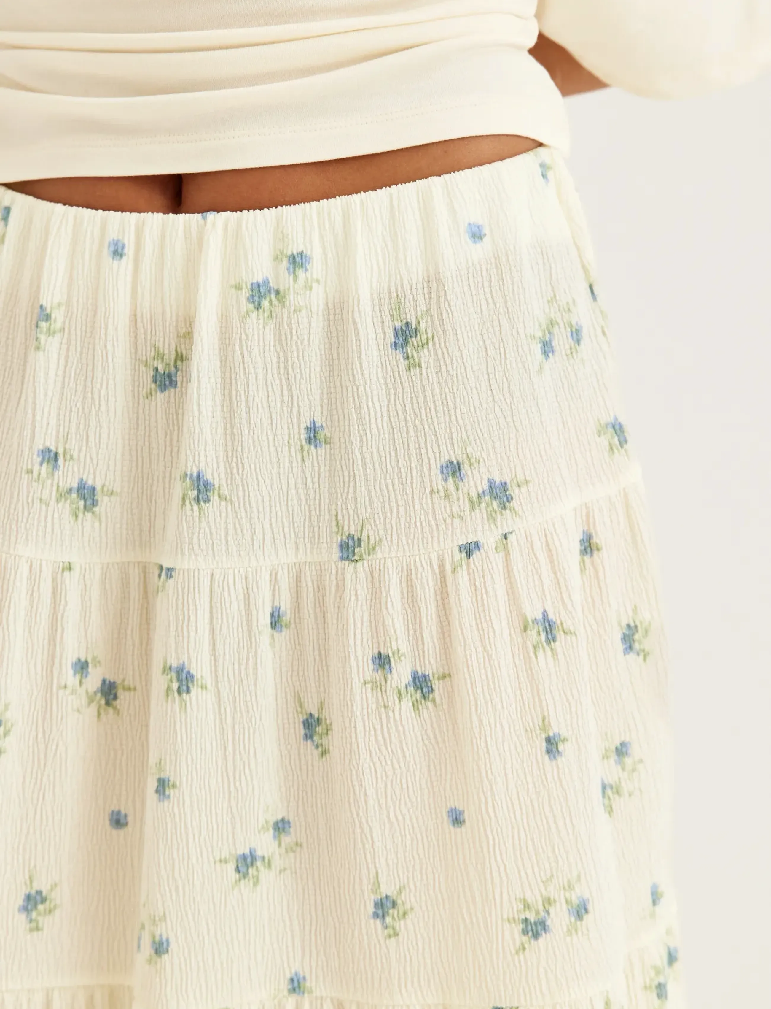 BUBBLEROOM Flounce Maxi Skirt kjolar dam – bild 6