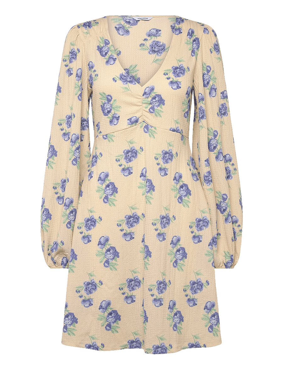 Bubbleroom - Structured Short Dress - robes courtes - blue/floral - 1