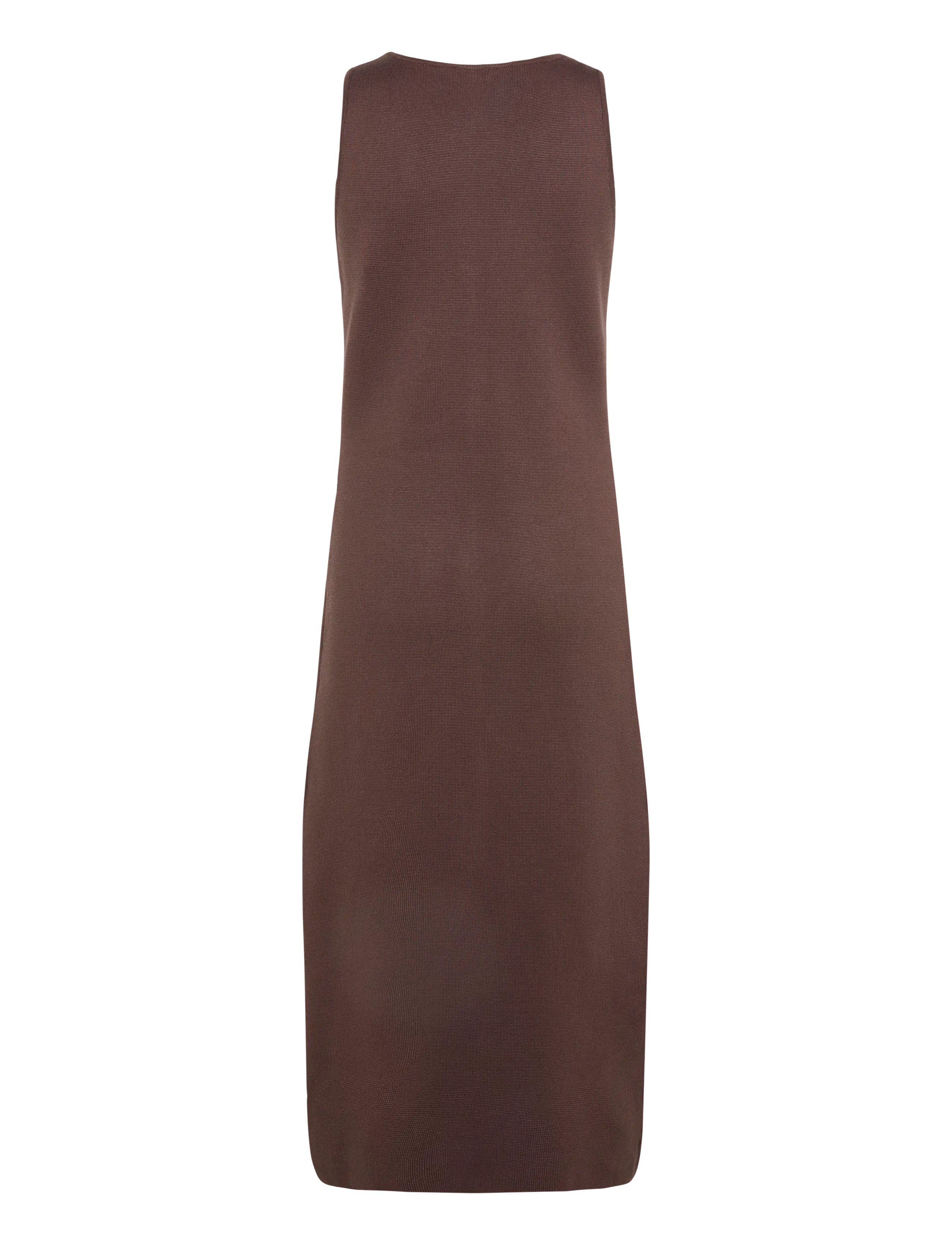 Bubbleroom - Knitted Vest Dress - cocktailkjoler - brown - 2