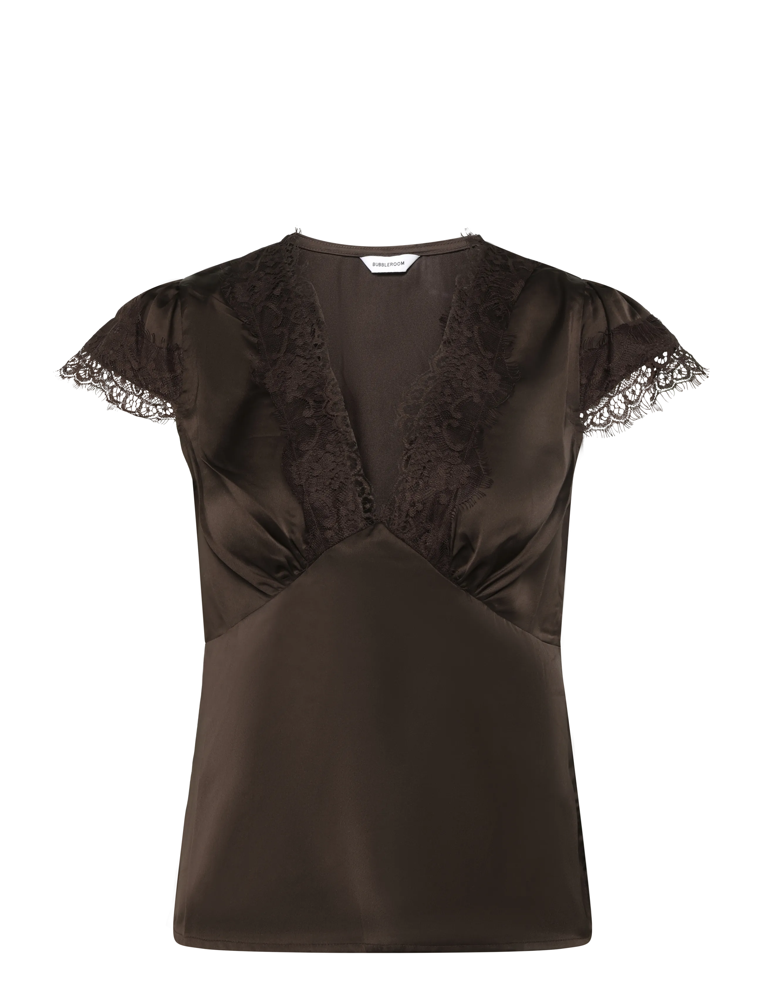 Bubbleroom - Satin Lace Blouse -