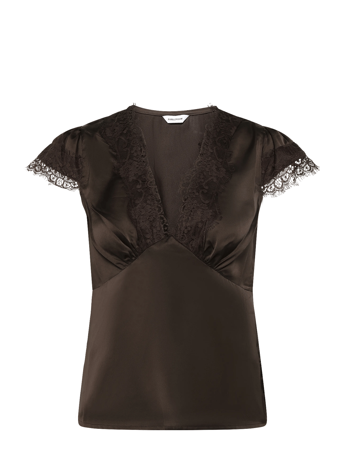Bubbleroom - Satin Lace Blouse -