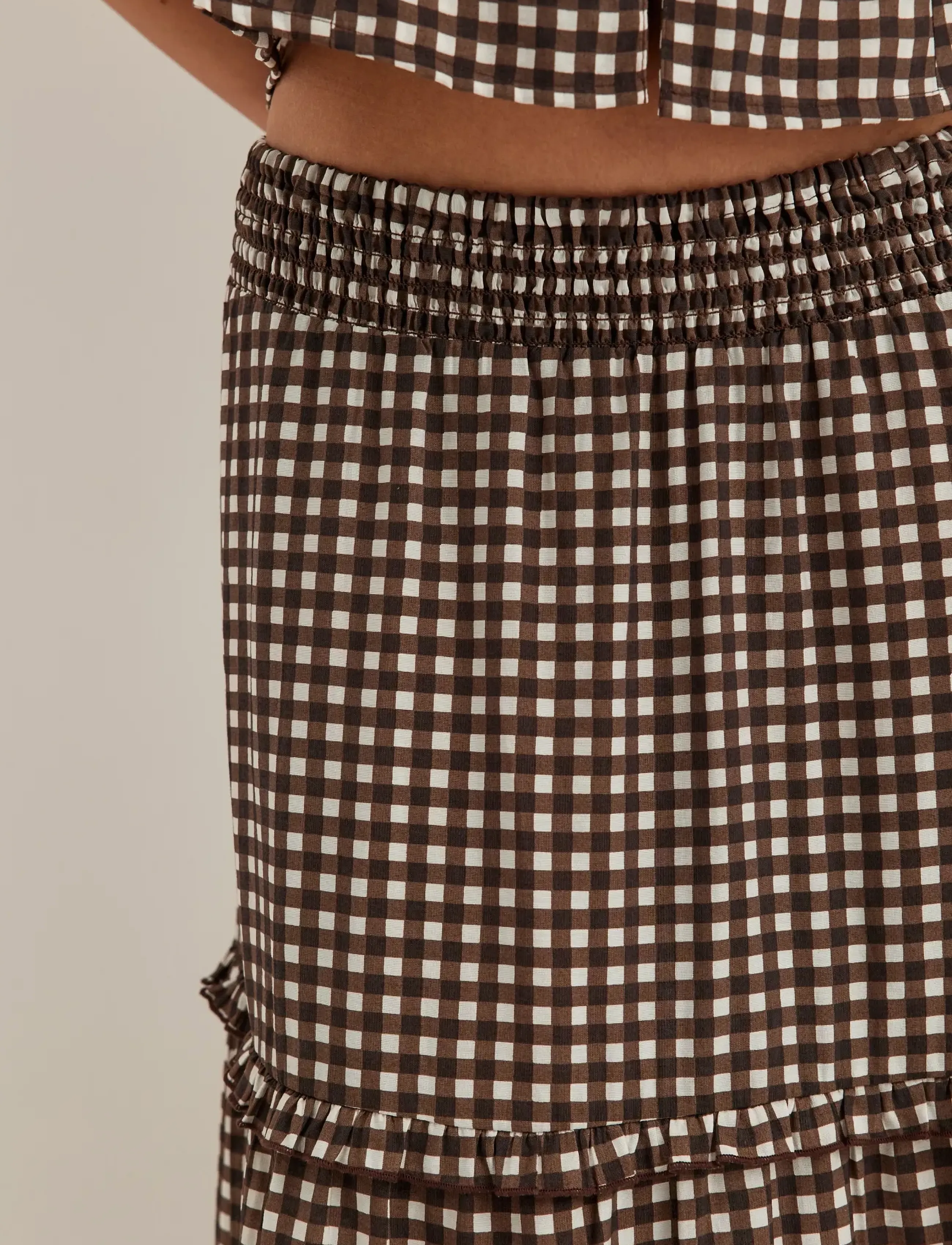 BUBBLEROOM Frill Maxi Skirt maxikjolar dam – bild 5