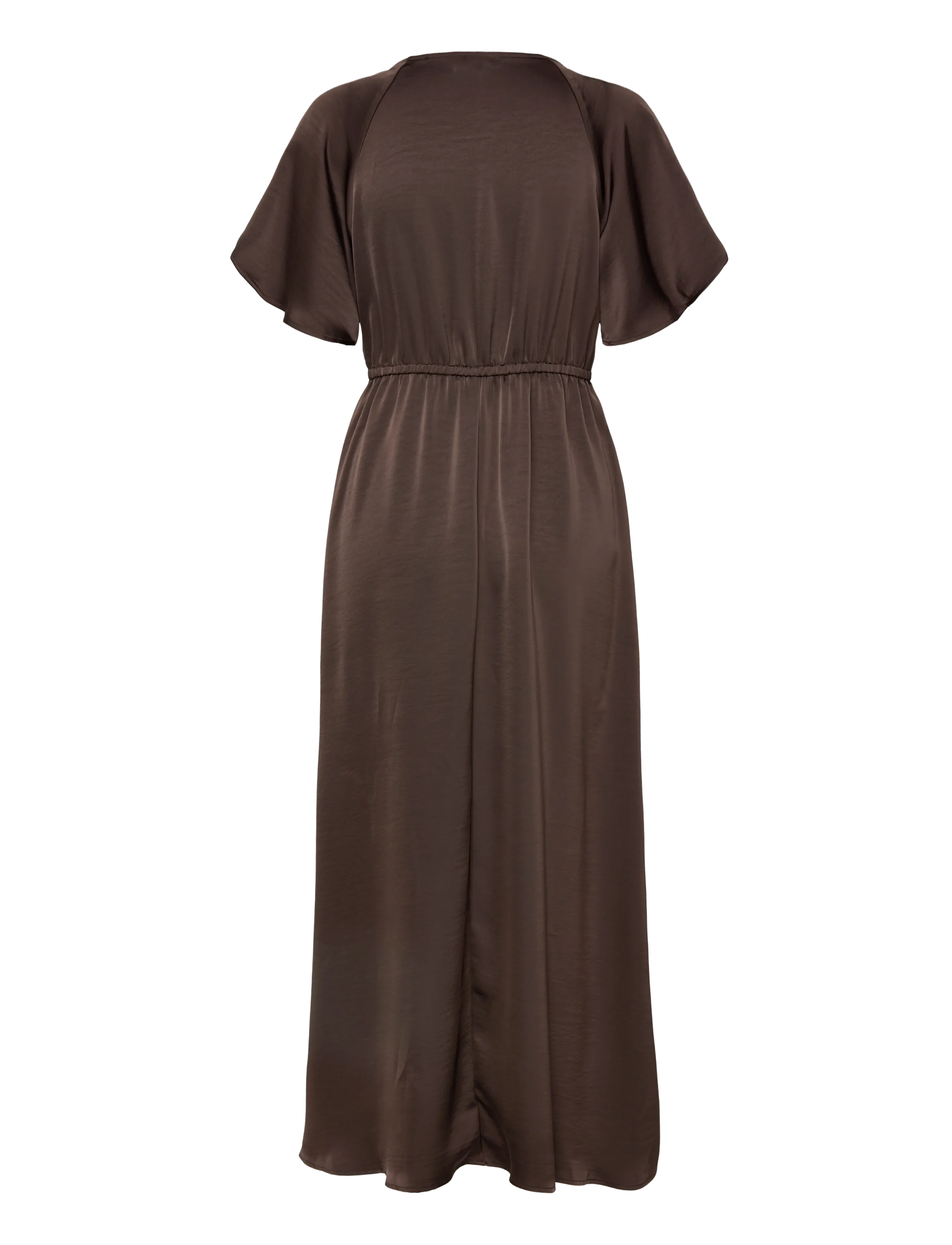 Bubbleroom - Satin Maxi Dress - sukienki kopertowe - brown - 2