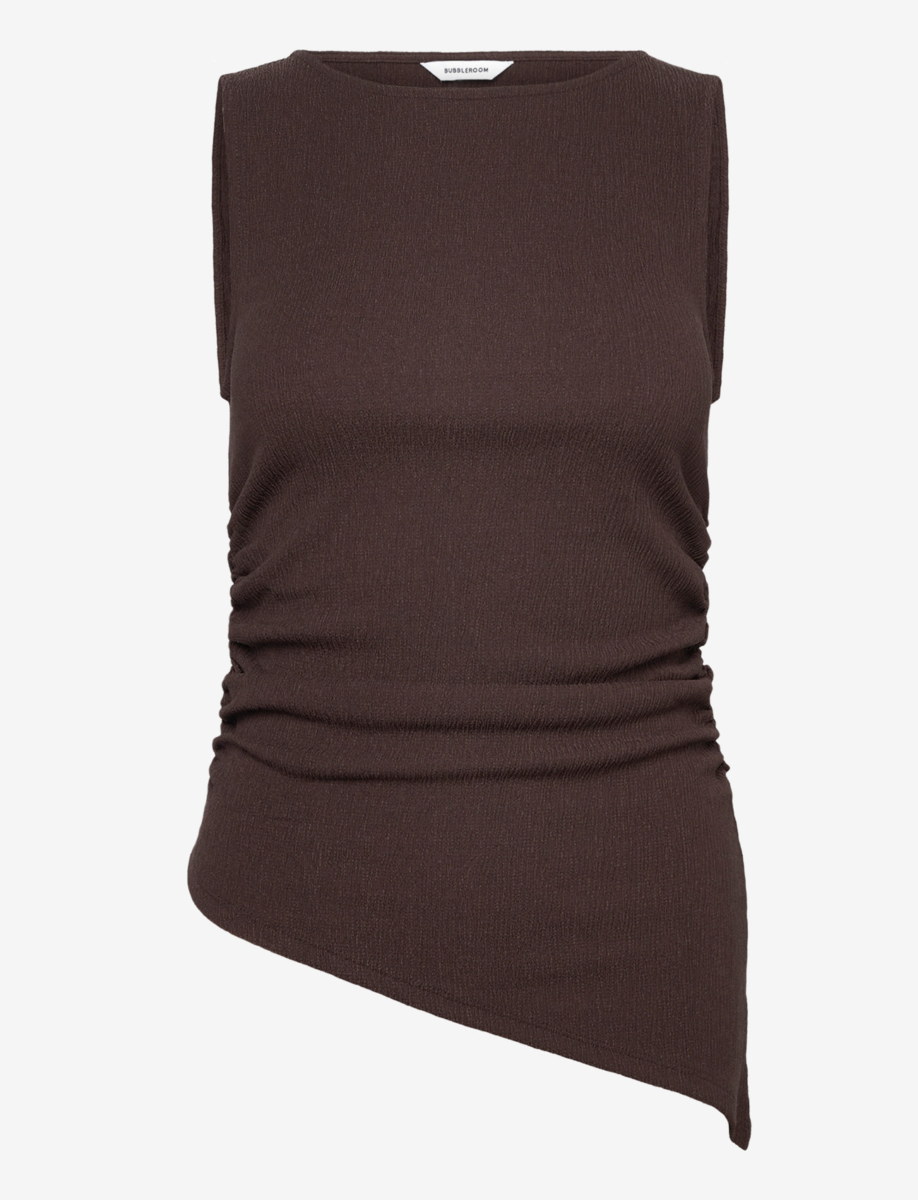 Bubbleroom - Structure Tank Top - Ärmellose tops - brown - 1