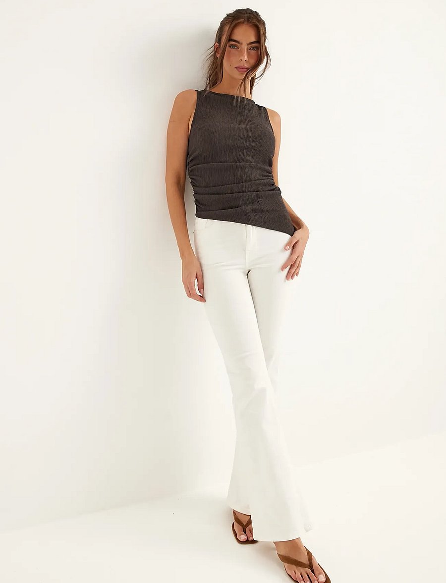 Bubbleroom - Structure Tank Top - Ärmellose tops - brown - 5