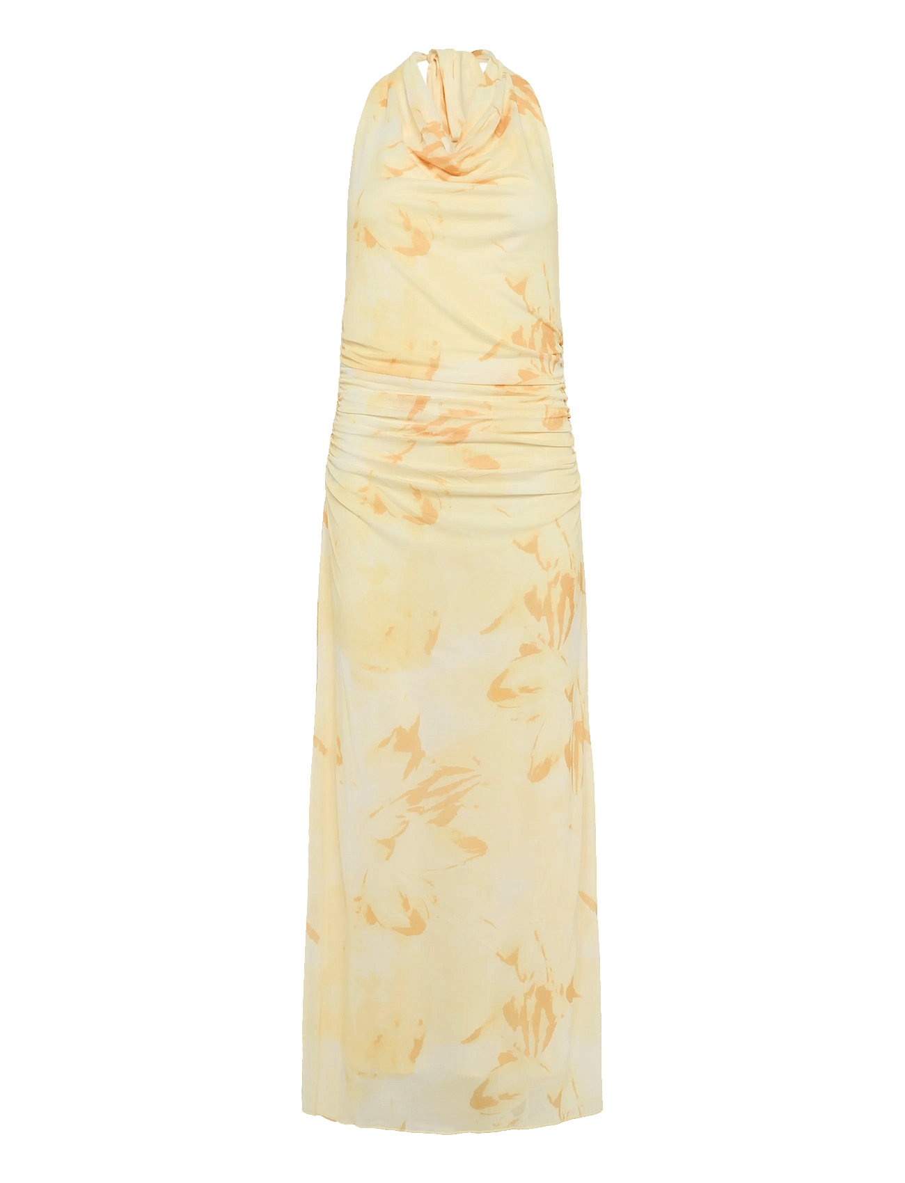 Bubbleroom - Drapy Halterneck Mesh Dress