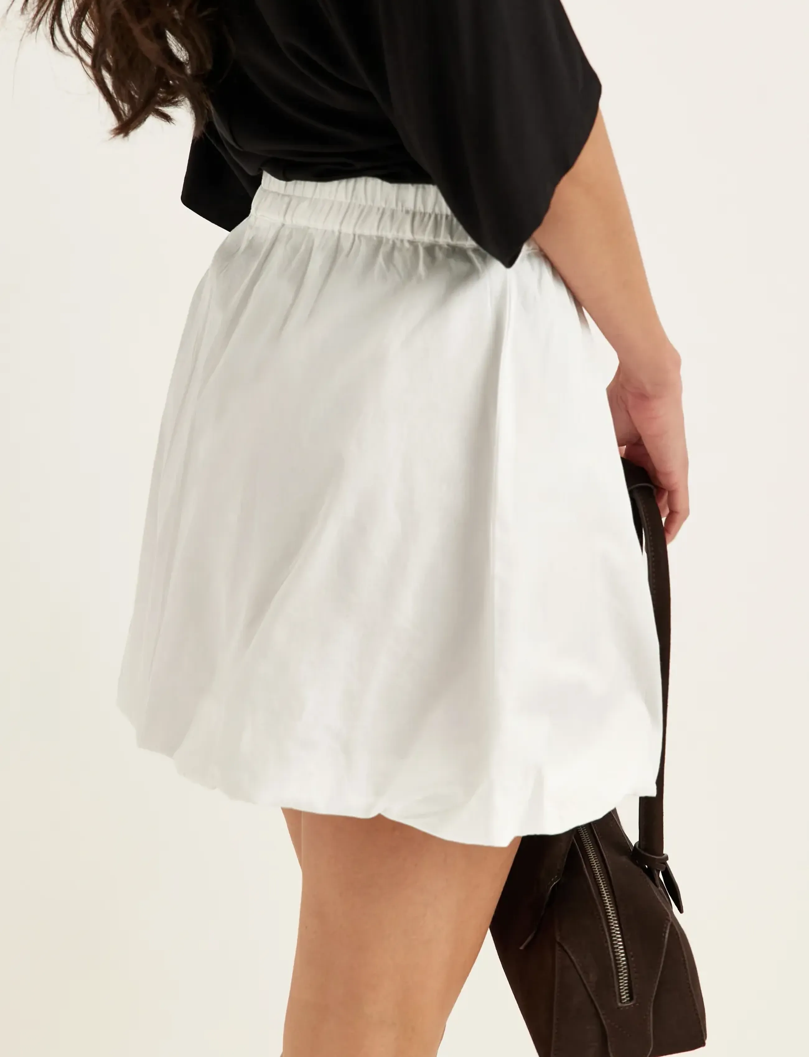 BUBBLEROOM Balloon Short Cotton Skirt minikjolar dam – bild 6