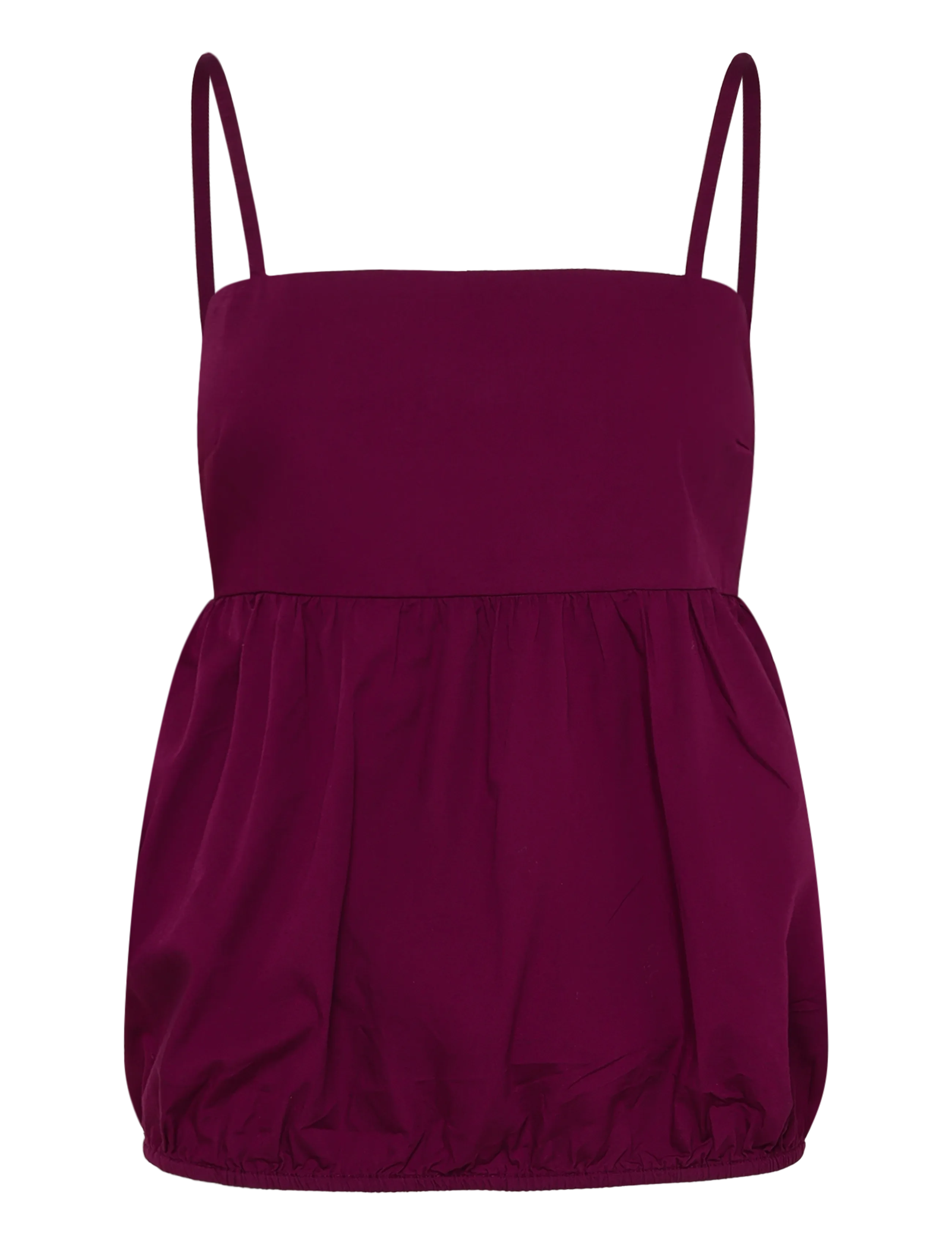 BUBBLEROOM Baumwolle Singlet Burgundy - M - Damen