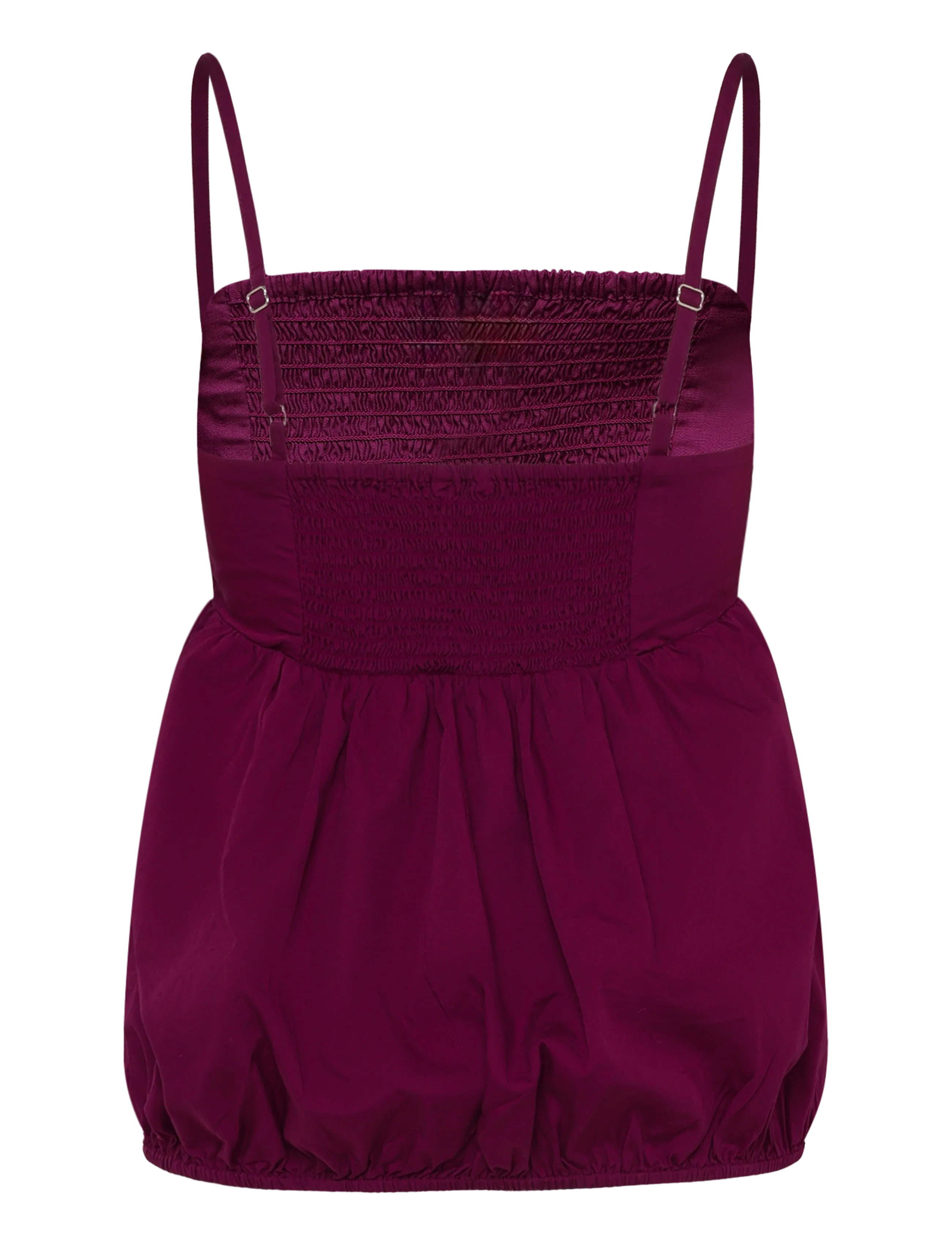 Bubbleroom - Cotton Singlet - tanktops - dark plum - 2