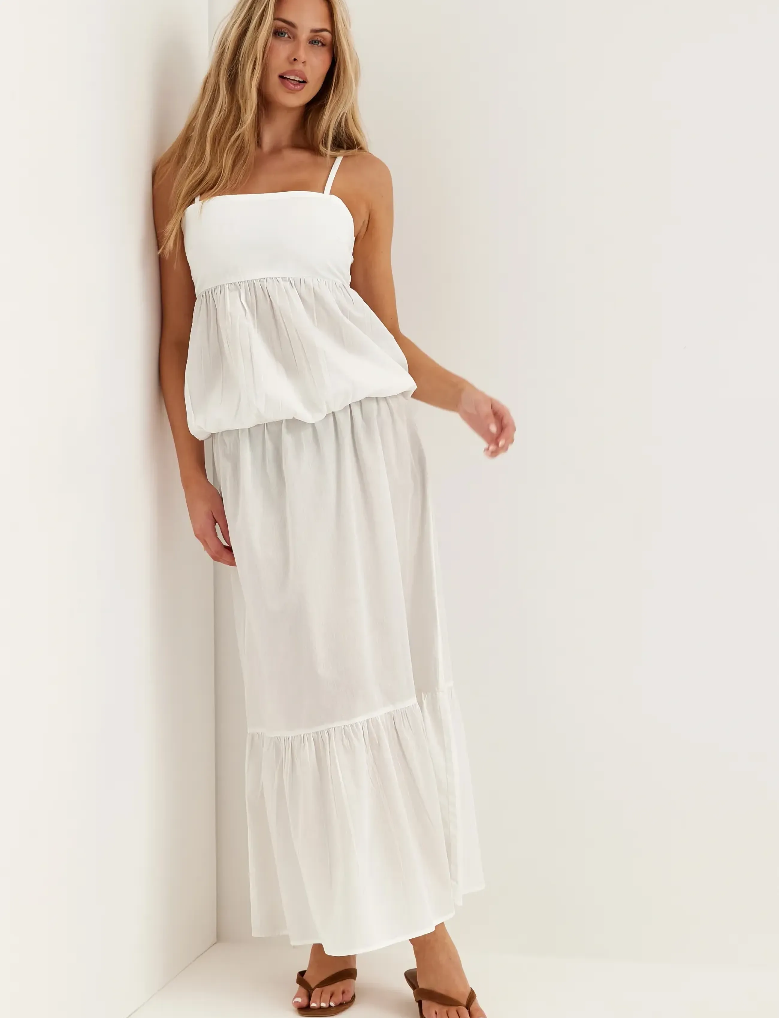 Bubbleroom - Cotton Singlet - white - 5