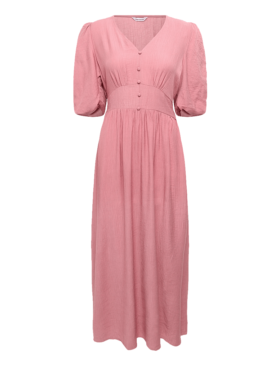 Bubbleroom - Short Sleeve Dress - sommerkleider - dark old rose - 1