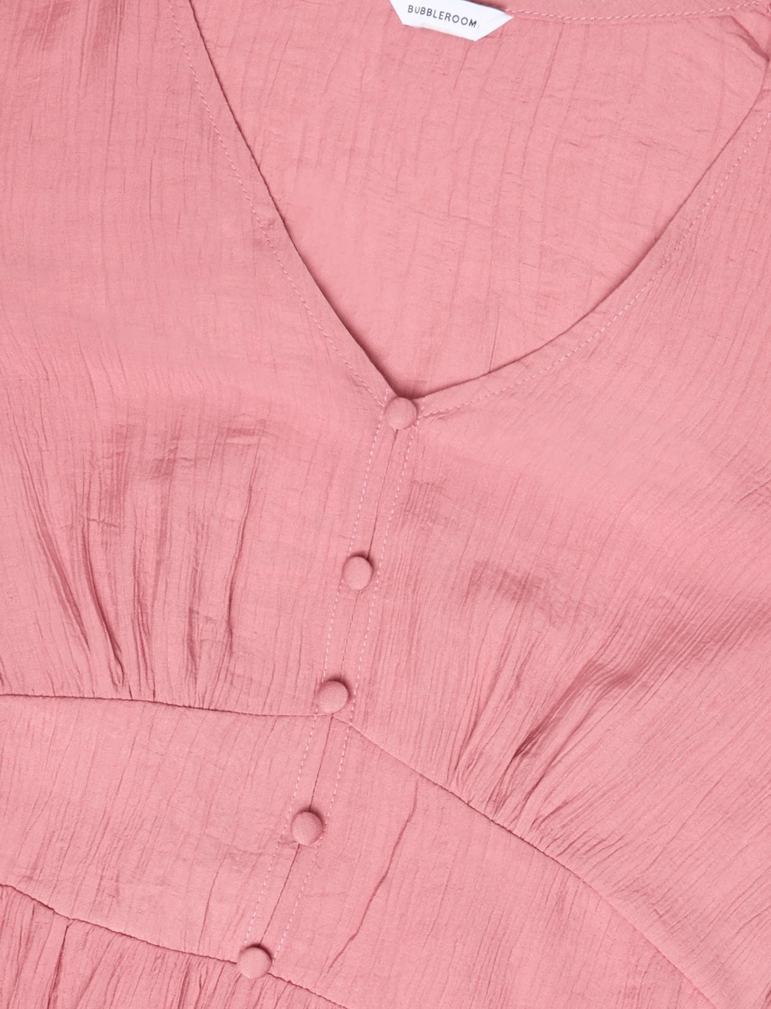 Bubbleroom - Short Sleeve Dress - sommerkleider - dark old rose - 5