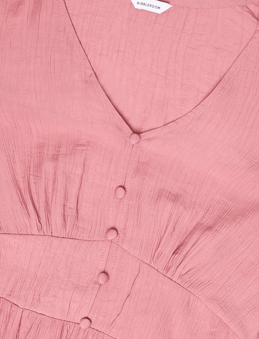 Bubbleroom - Short Sleeve Dress - sommerkleider - dark old rose - 5