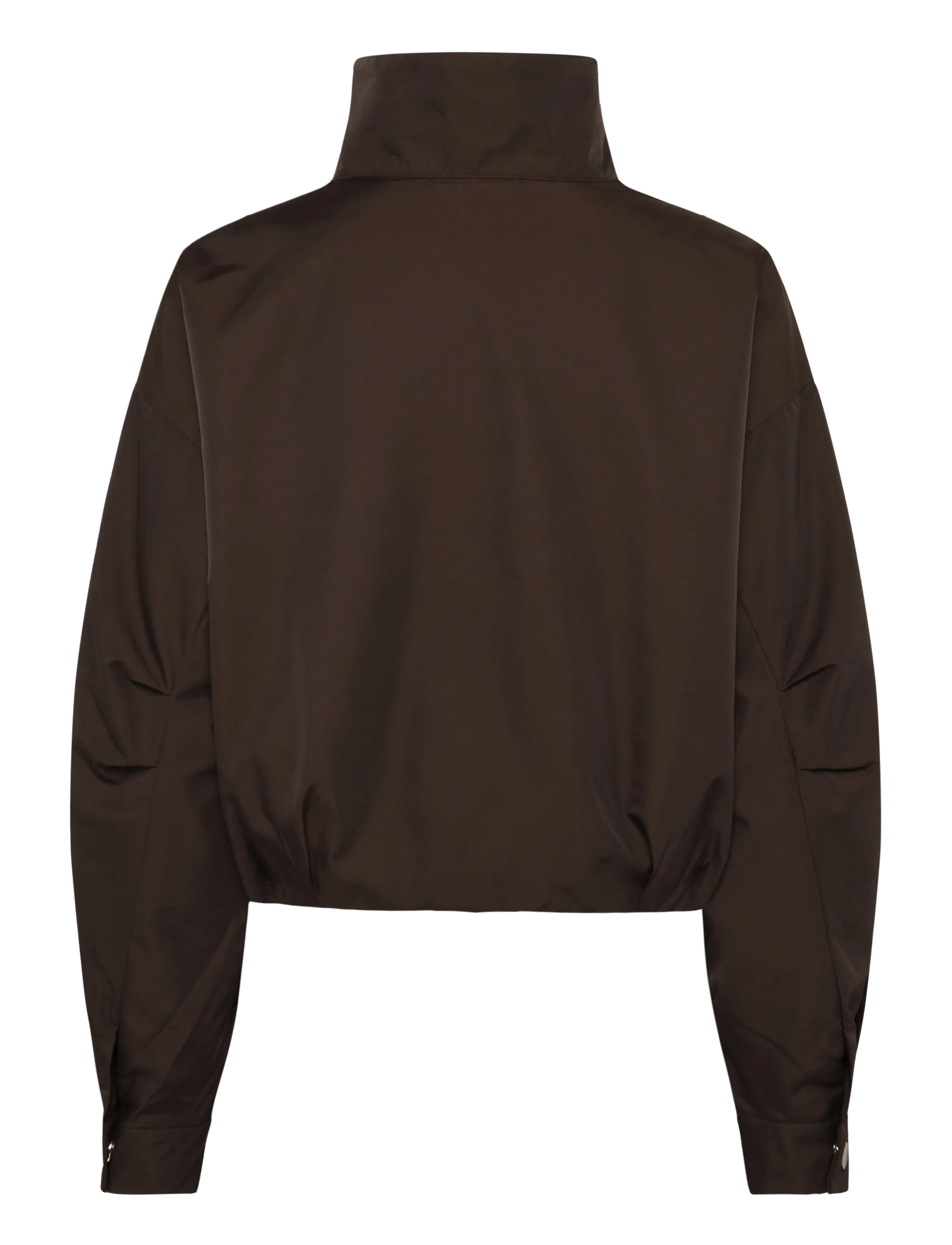 Bubbleroom - Short High Collar Jacket - forårsjakker - brown - 2