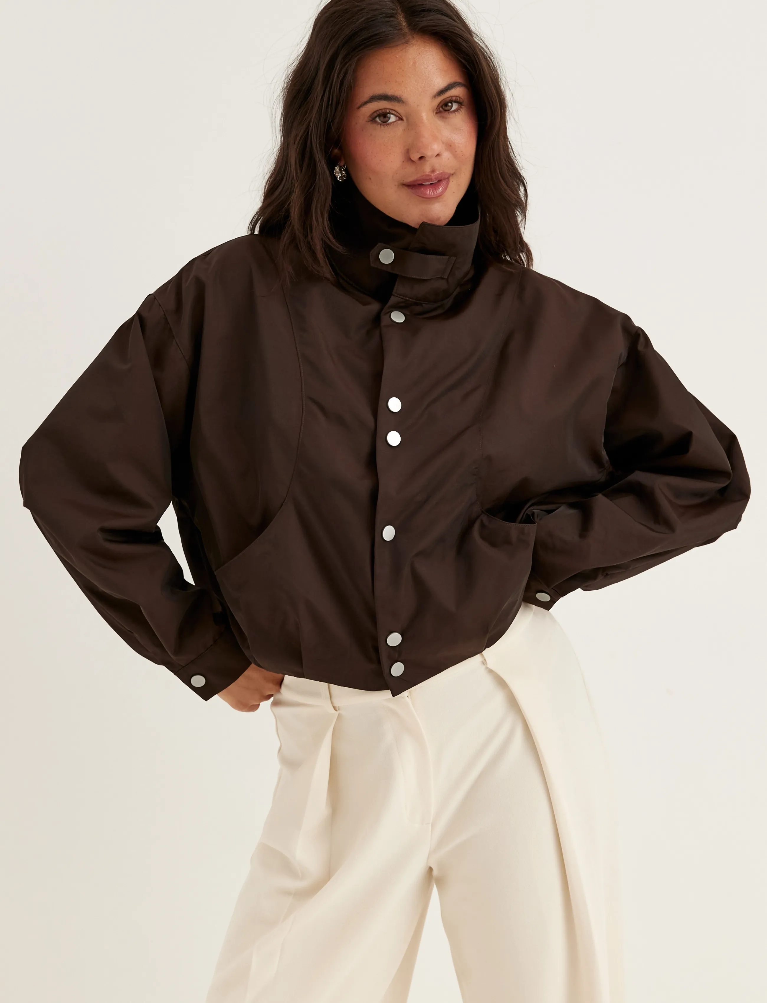 Short High Collar Jacket