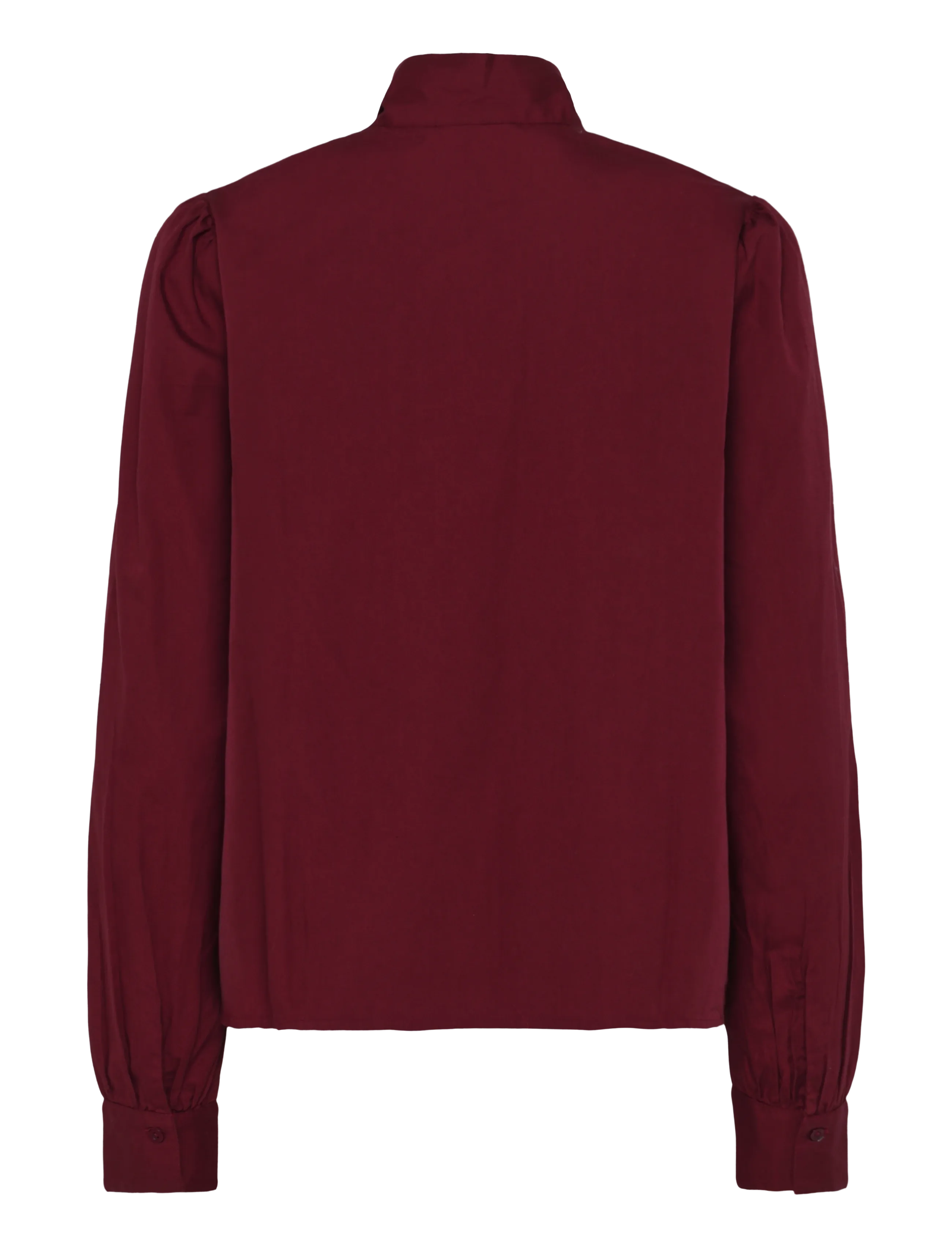 Bubbleroom - Tie Detail Blouse - langärmelige blusen - rust-red - 2
